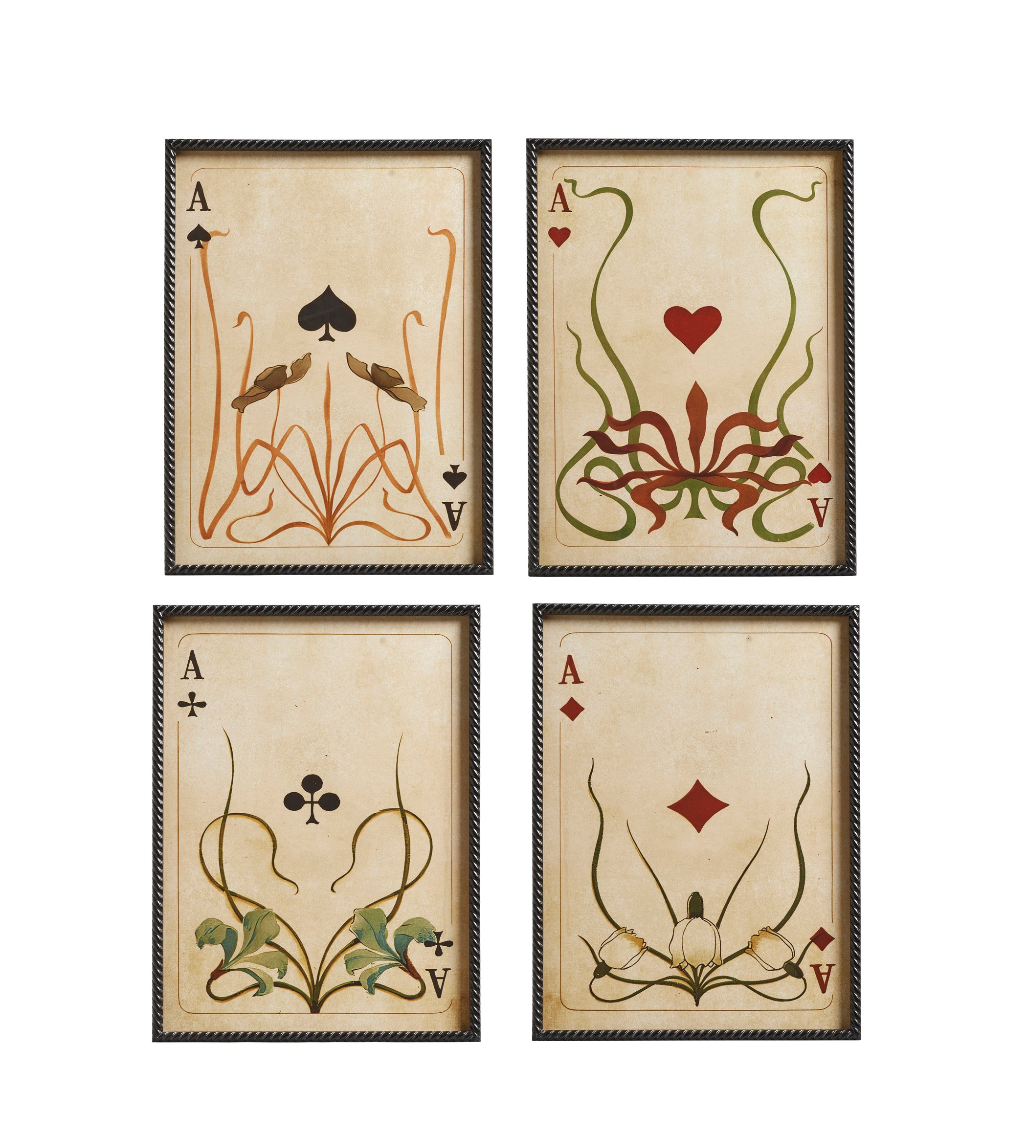 Ludus Framed Card Prints - Set of Four - Multi