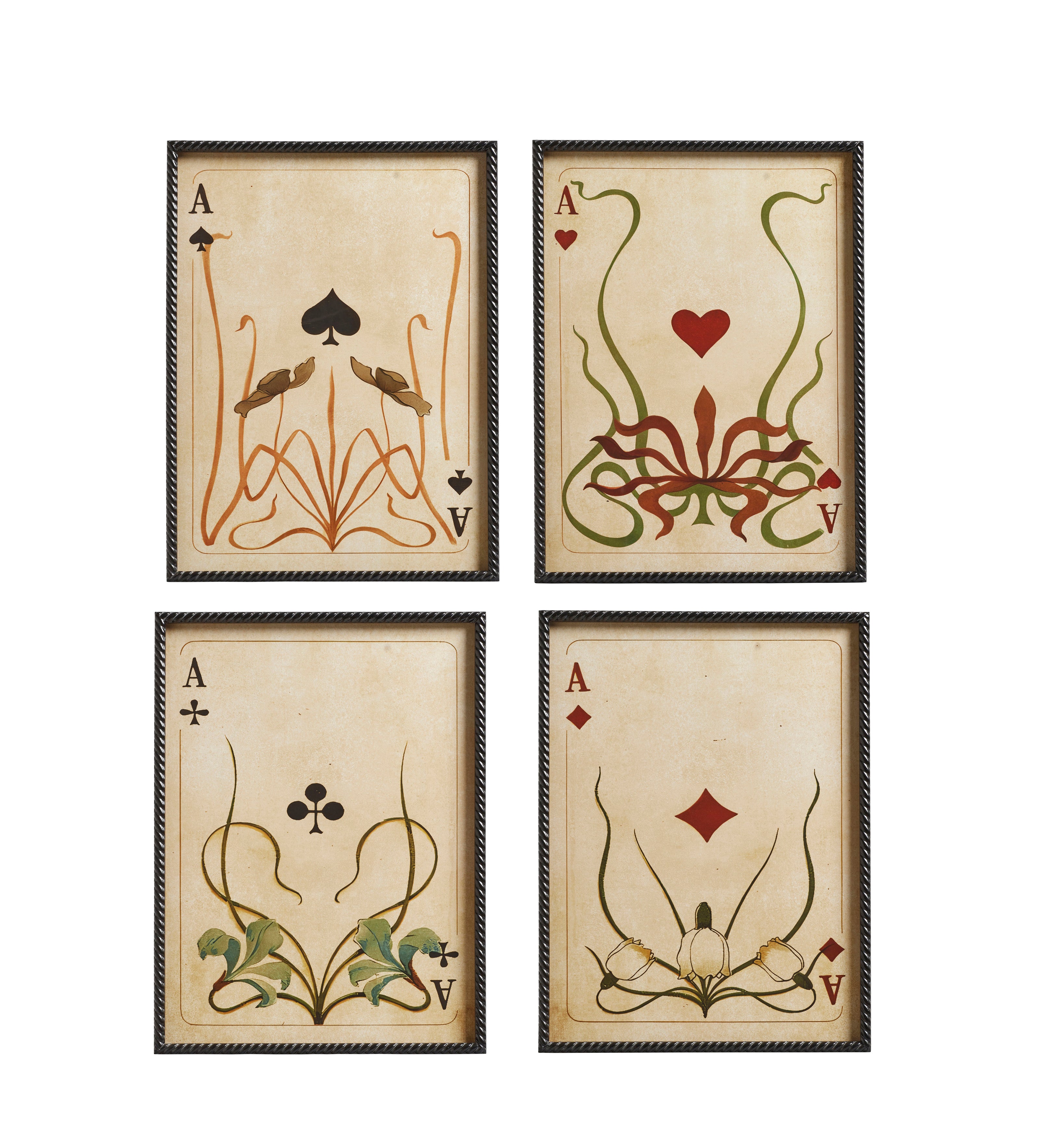 Ludus Framed Card Prints - Set of Four - Multi