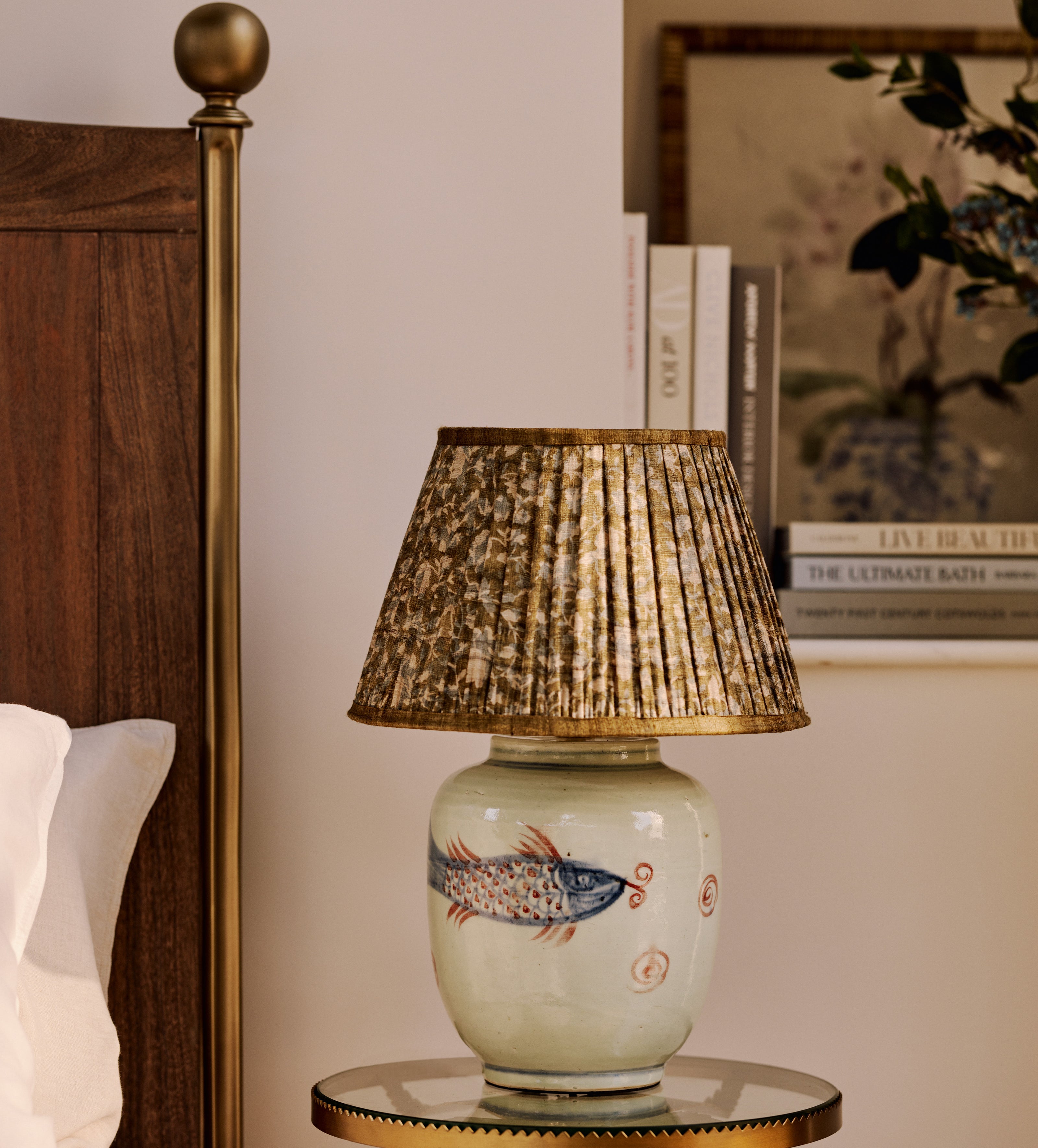 Macchli Table Lamp - Antique Brass