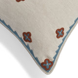 Maeve Cushion Cover - Blood Orange/Blue