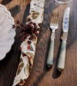 Manaka Beaded Napkin Rings - Set of Four - Red