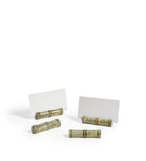 Manas Name Card Holders - Set of Four - Green