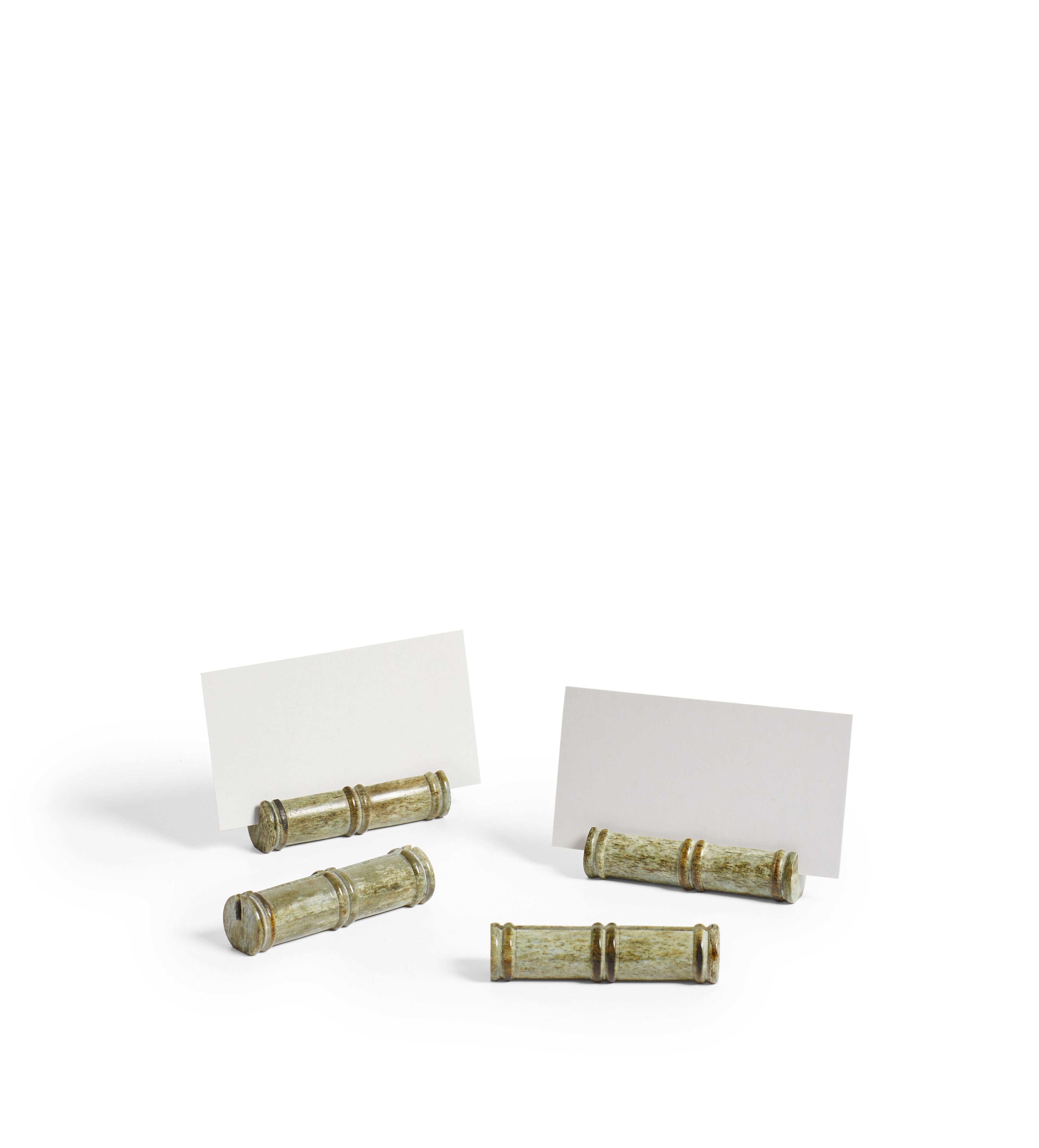 Manas Name Card Holders - Set of Four - Green