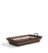 Mandalay Ottoman Tray - Antique Brown