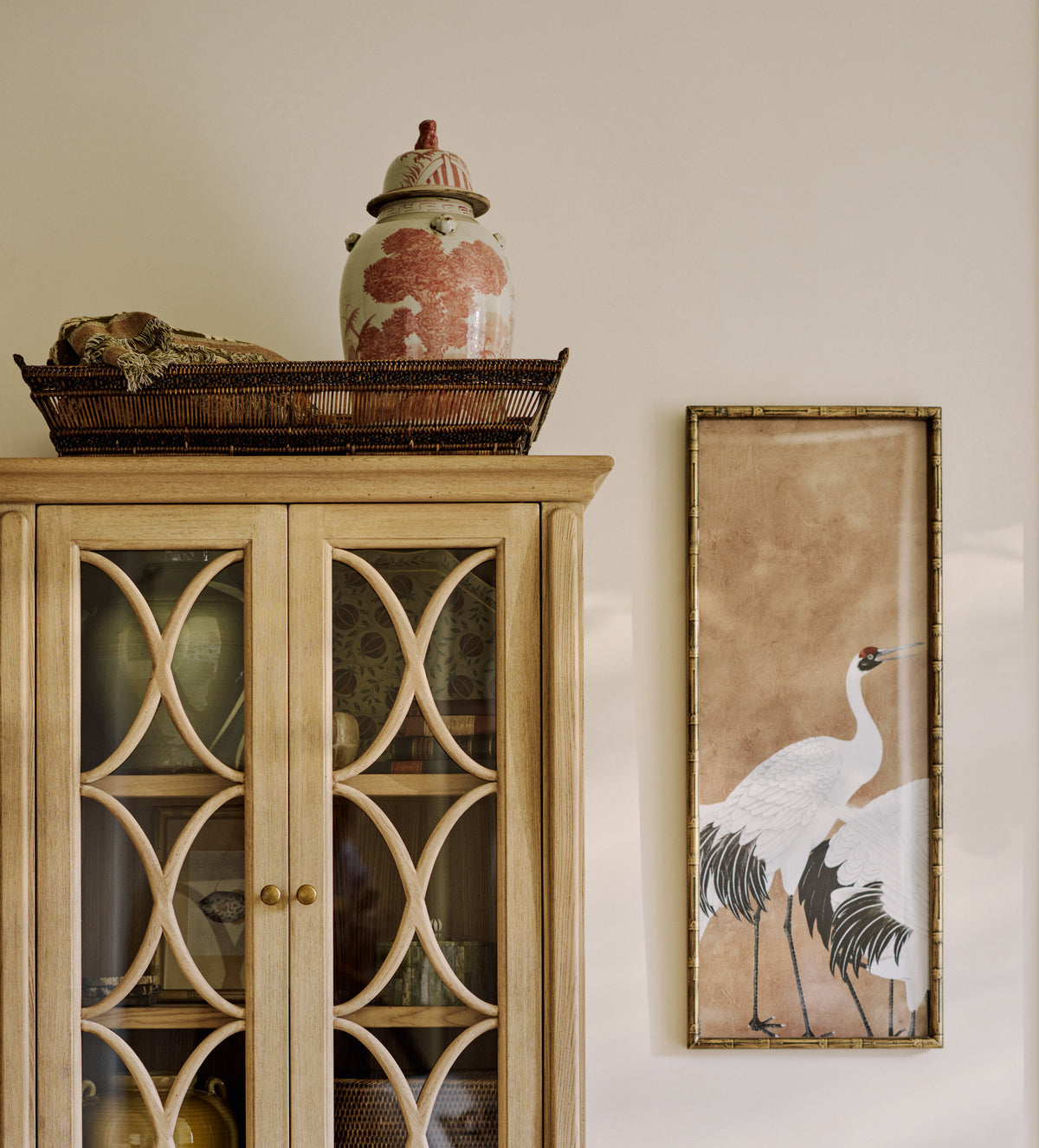 Mandalay Ottoman Tray - Antique Brown