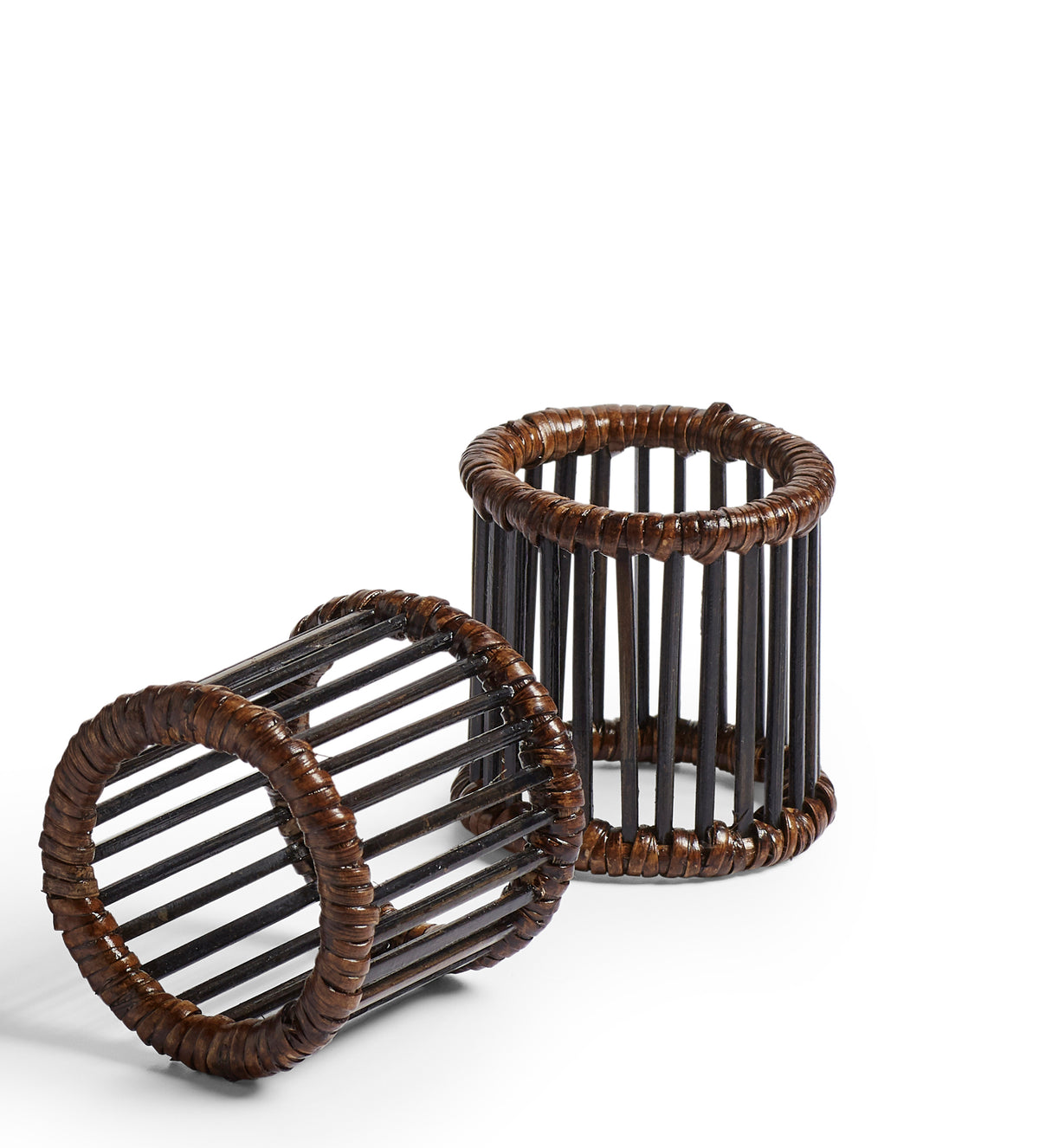 Mandalay Napkin Rings - Set of Four - Antique Brown