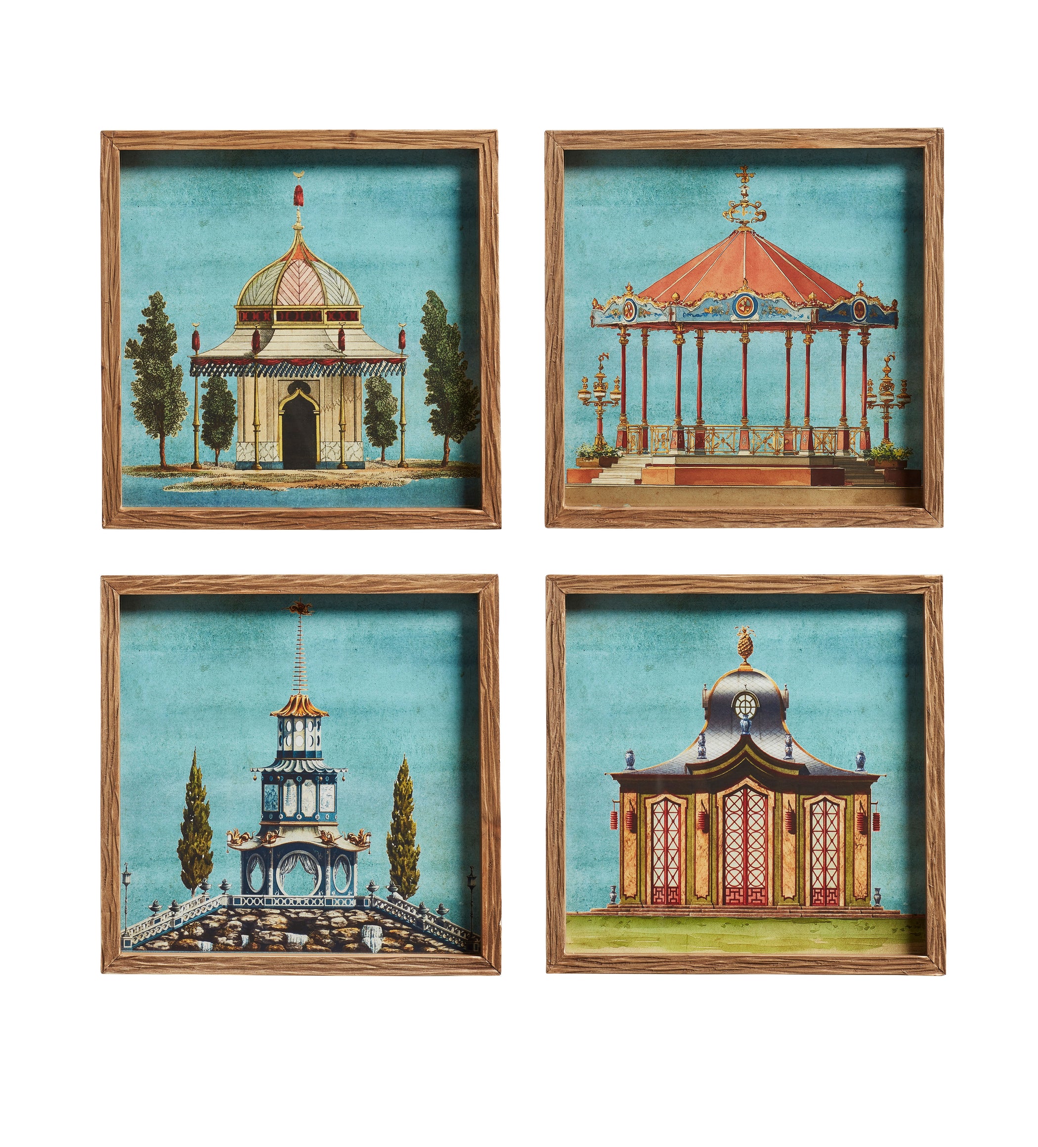 Mandira Prints - Set of Four - Multi