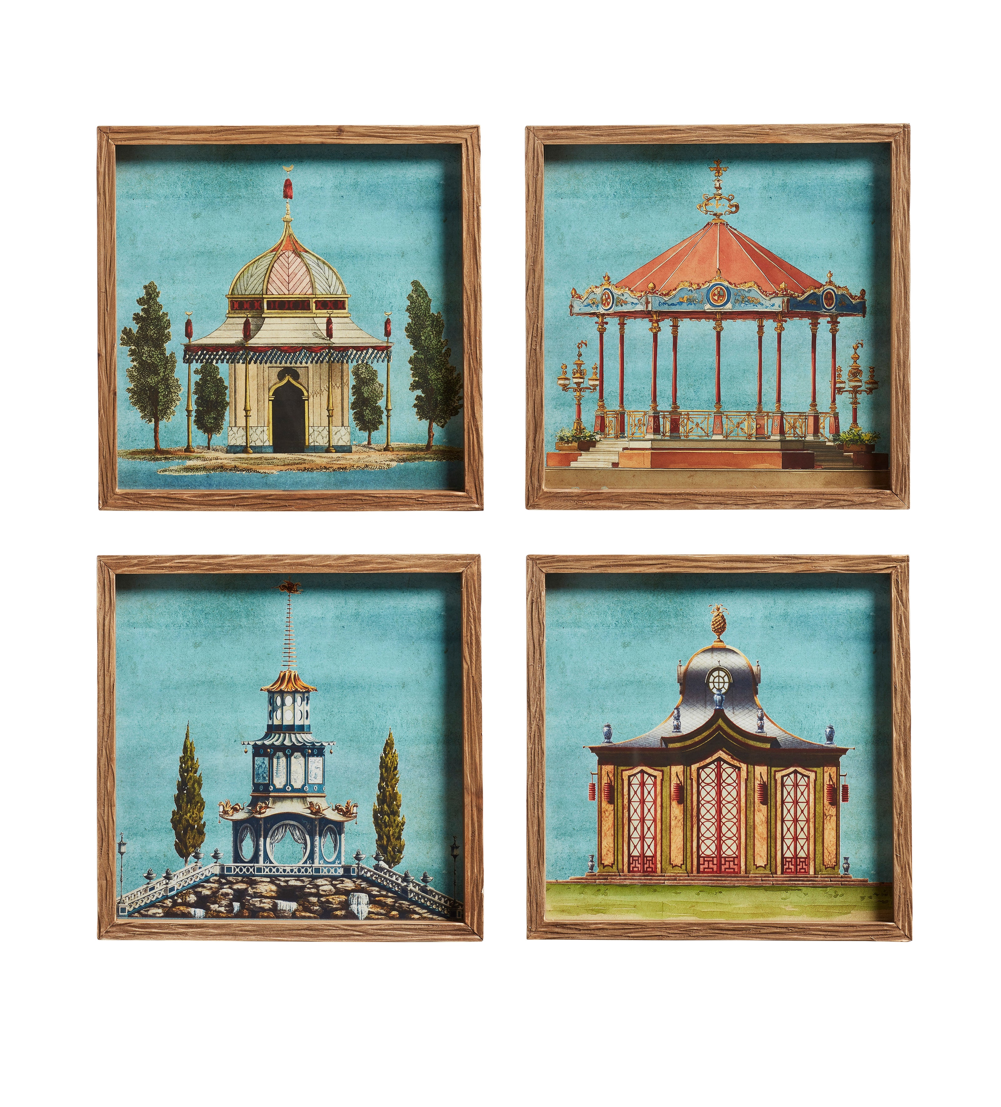 Mandira Prints - Set of Four - Multi