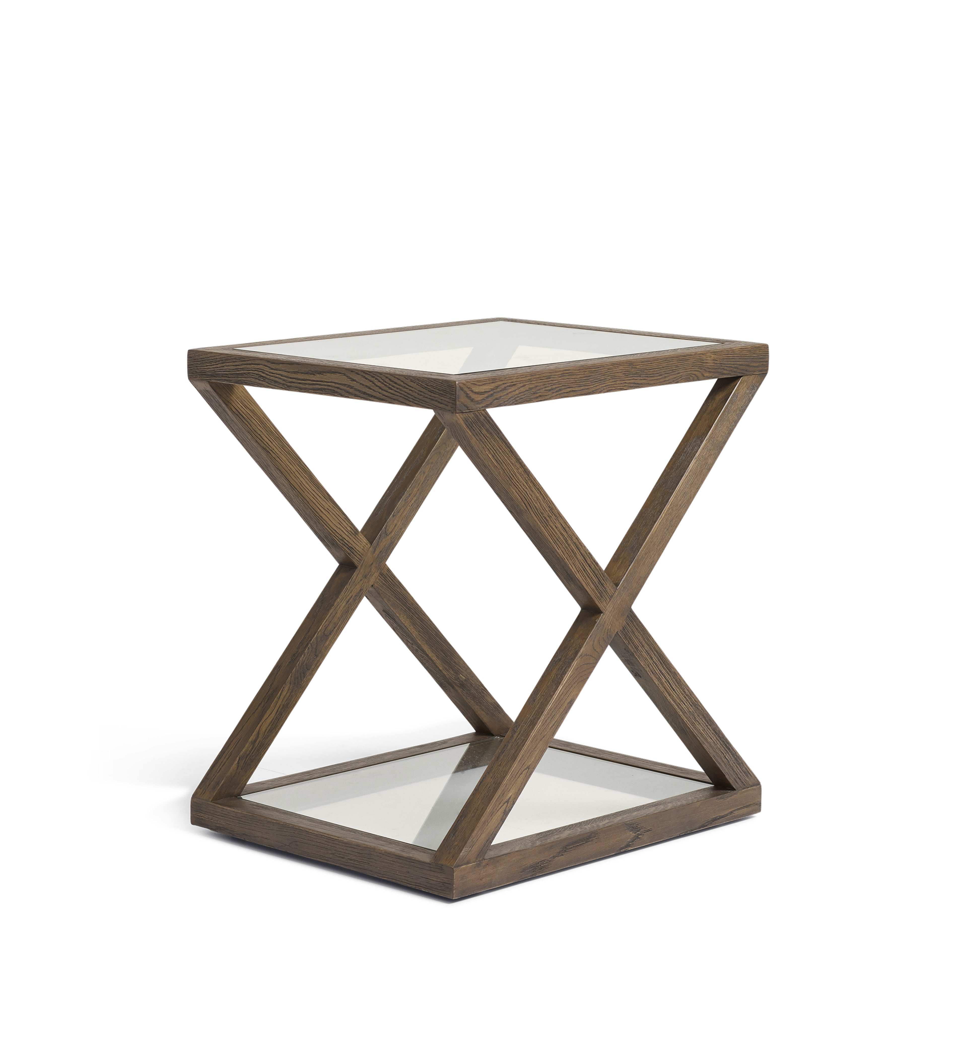 Marylebone Side Table - Weathered Oak | OKA