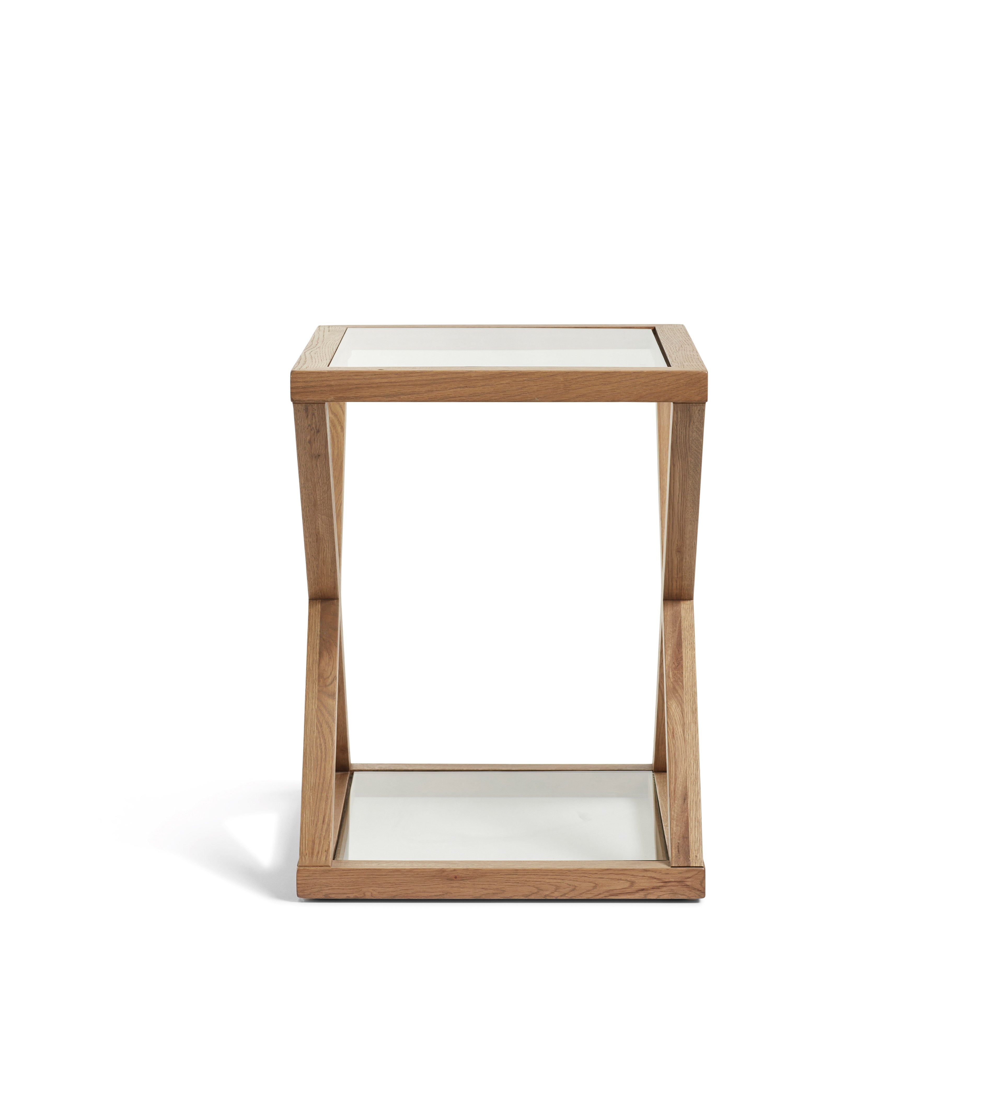 Marylebone Side Table - Weathered Oak | OKA