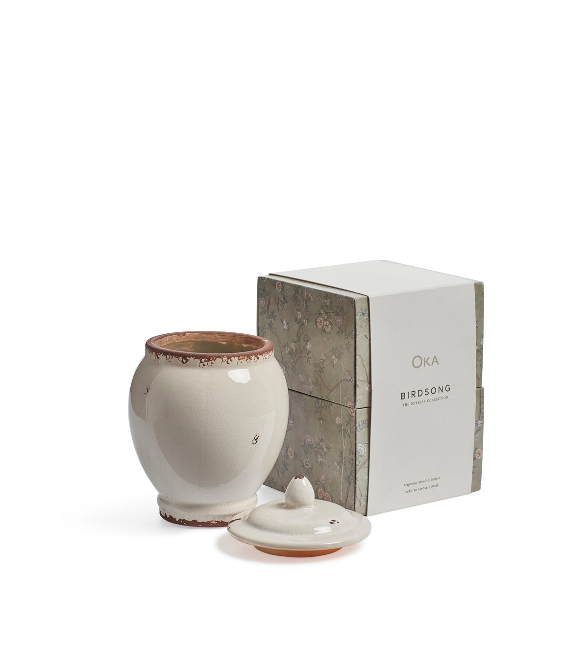 Birdsong Candle 365g - The Odyssey Collection - White