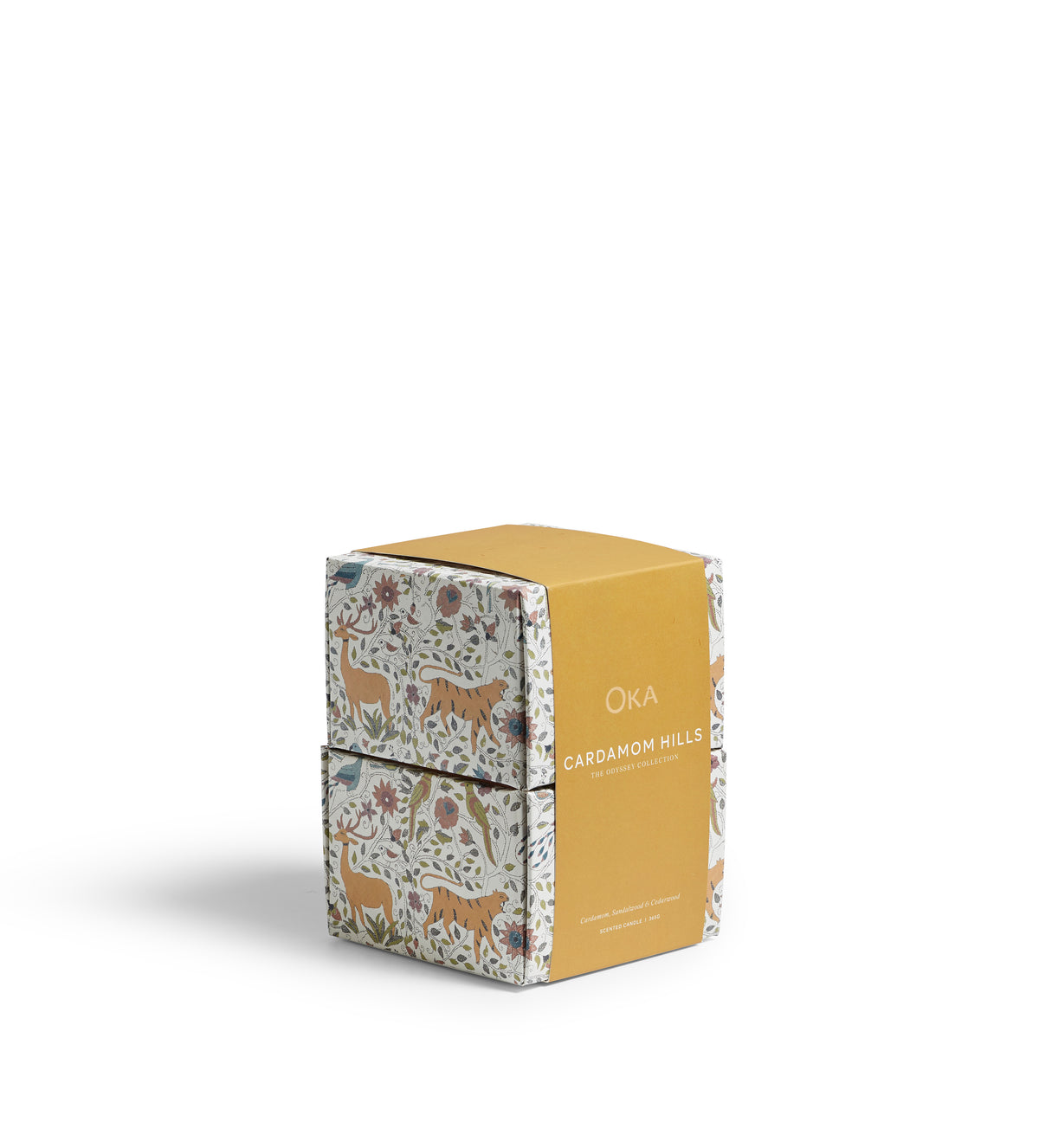 Cardamom Hills Candle 365g - The Odyssey Collection - Mustard