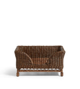 Rattan Mattaban Pet Bed - Medium - Antique Brown