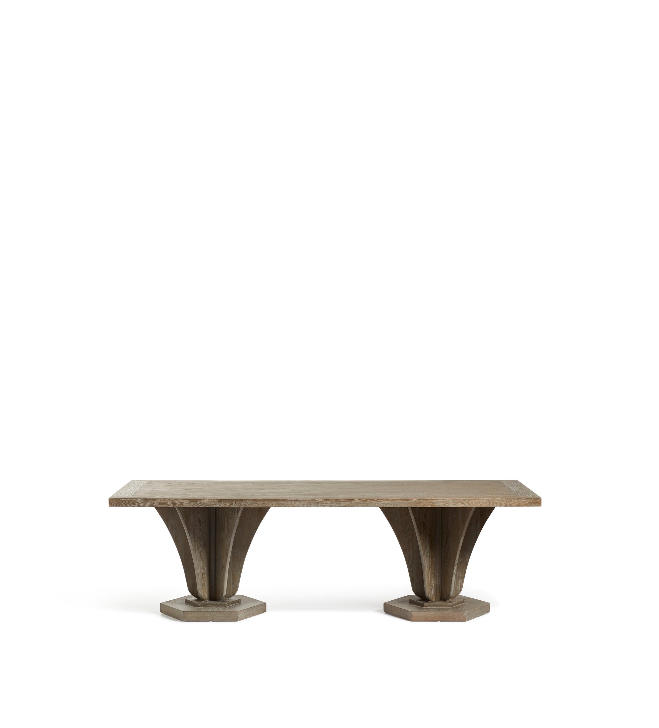Allegro Rectangular Dining Table - Medium - Burnt Oak