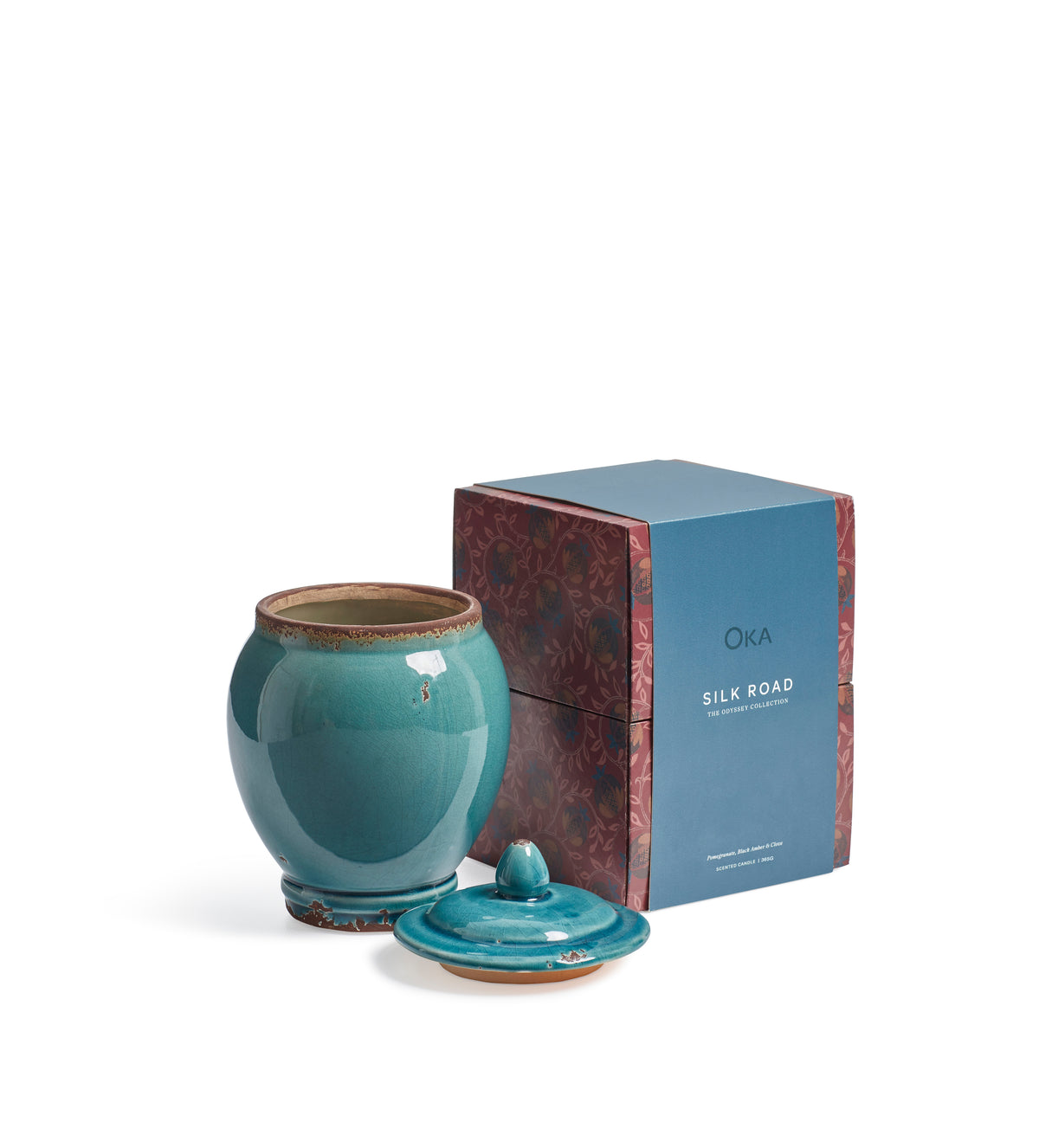 Silk Road Candle 365g - The Odyssey Collection - Aruba Blue