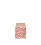 Mekar Upholstered Trunk - Washed Rust