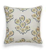 Memi Cushion Cover - Petrol/Ochre