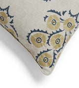 Memi Cushion Cover - Petrol/Ochre