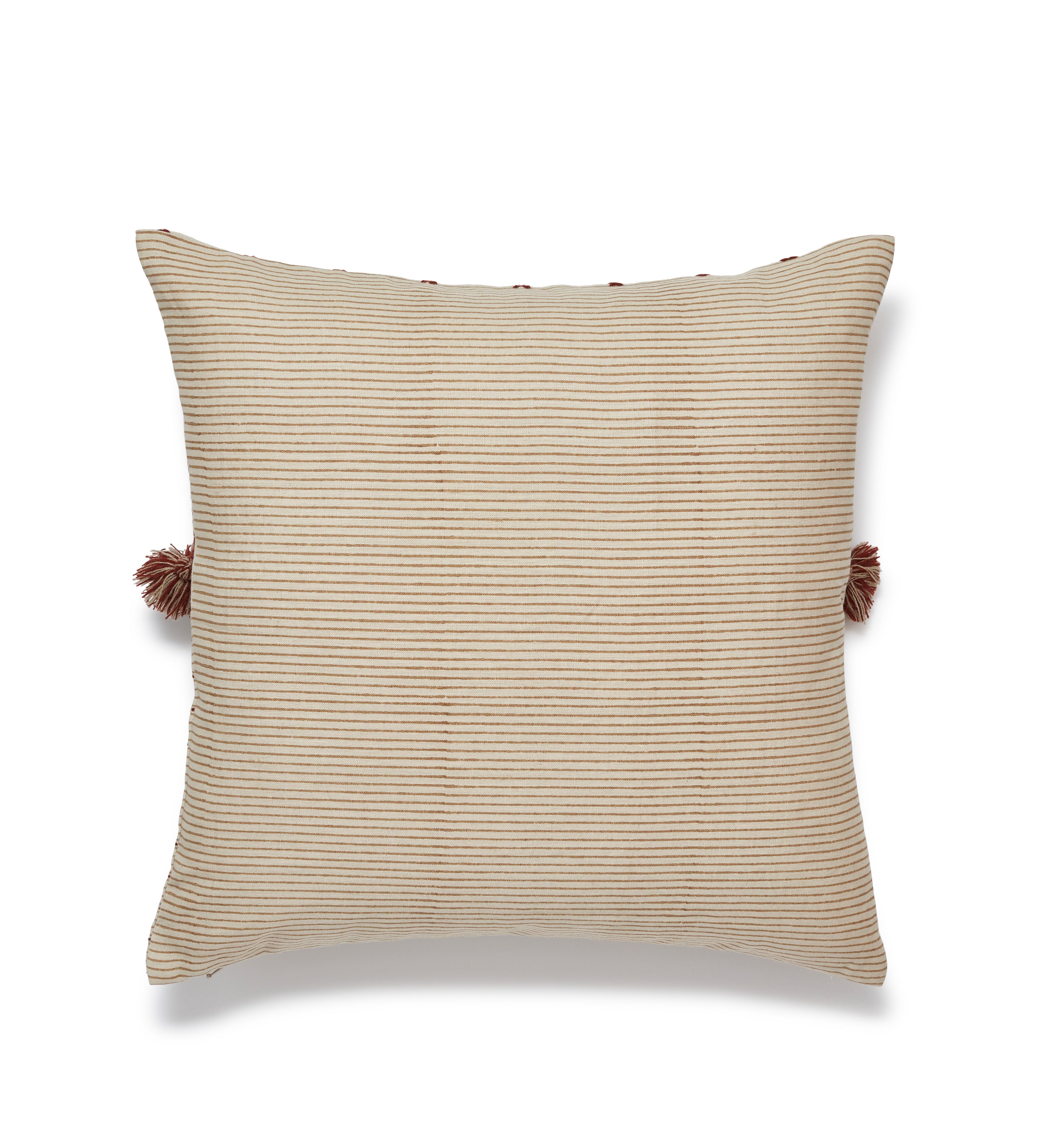 Morse Cushion Cover - Natural/Brown | OKA