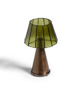 Mosaica Portable Table Lamp and Shade - Green