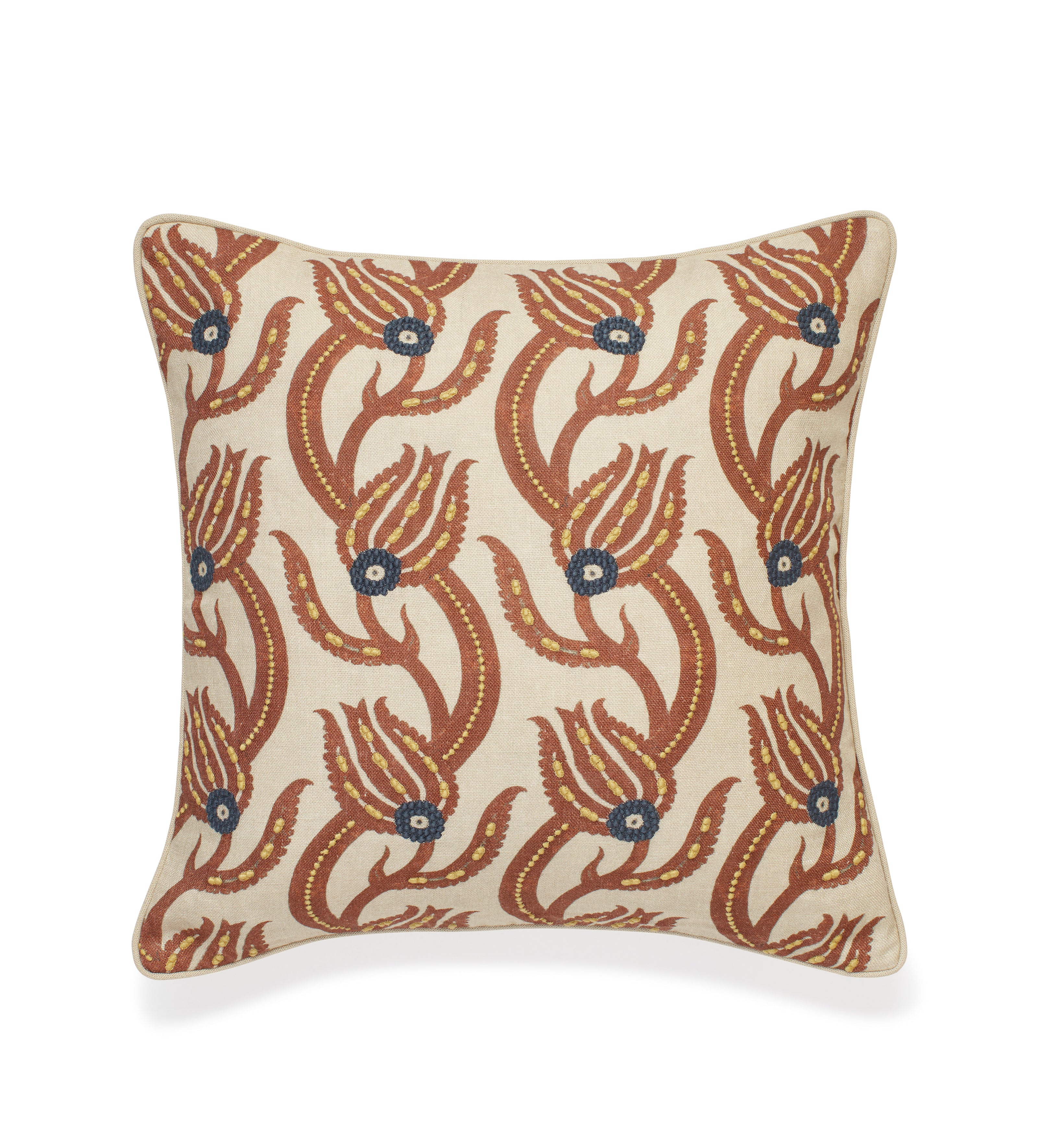 Muhibbi Cushion Cover - Earthy Red