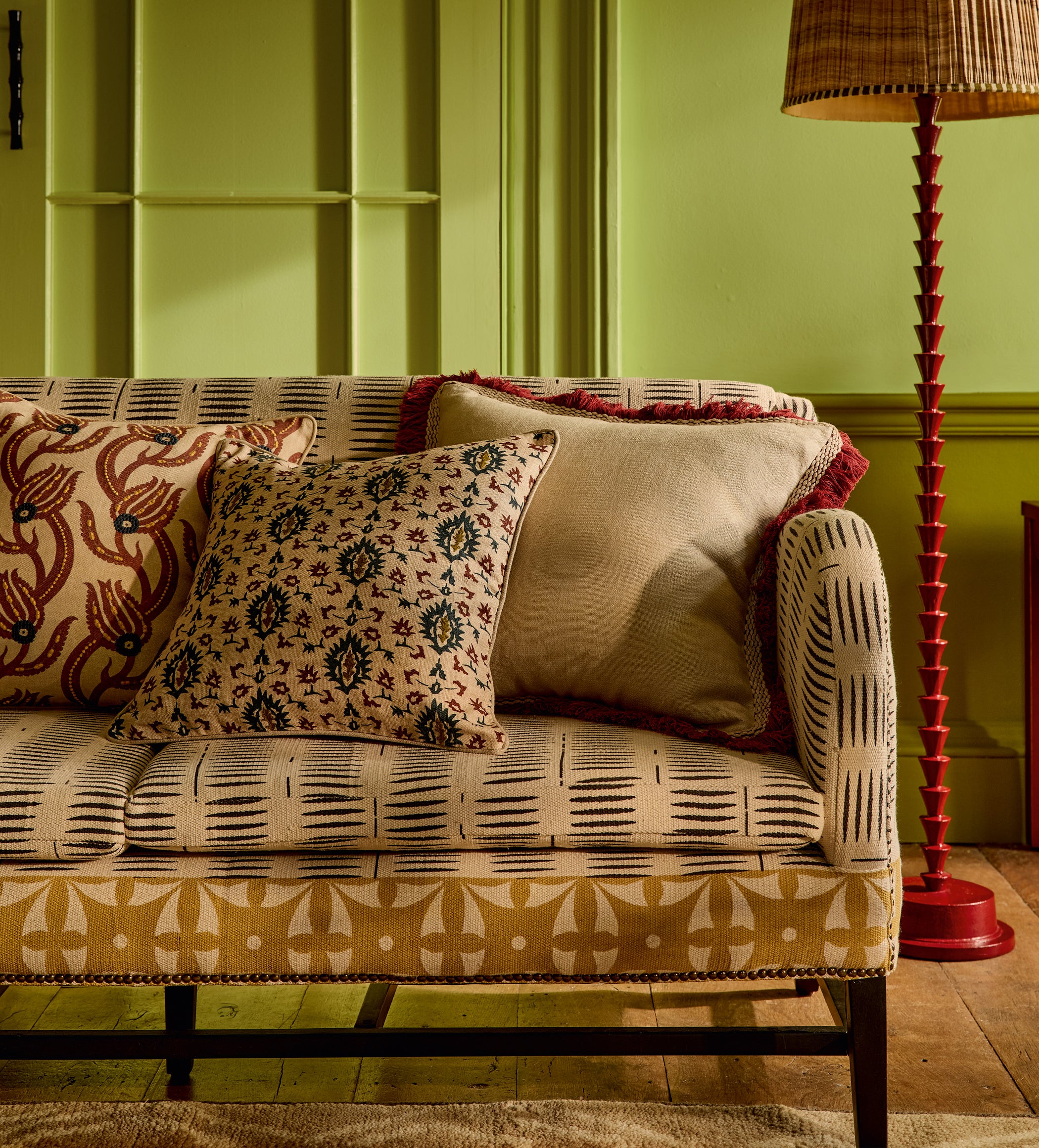 Muhibbi Cushion Cover - Earthy Red