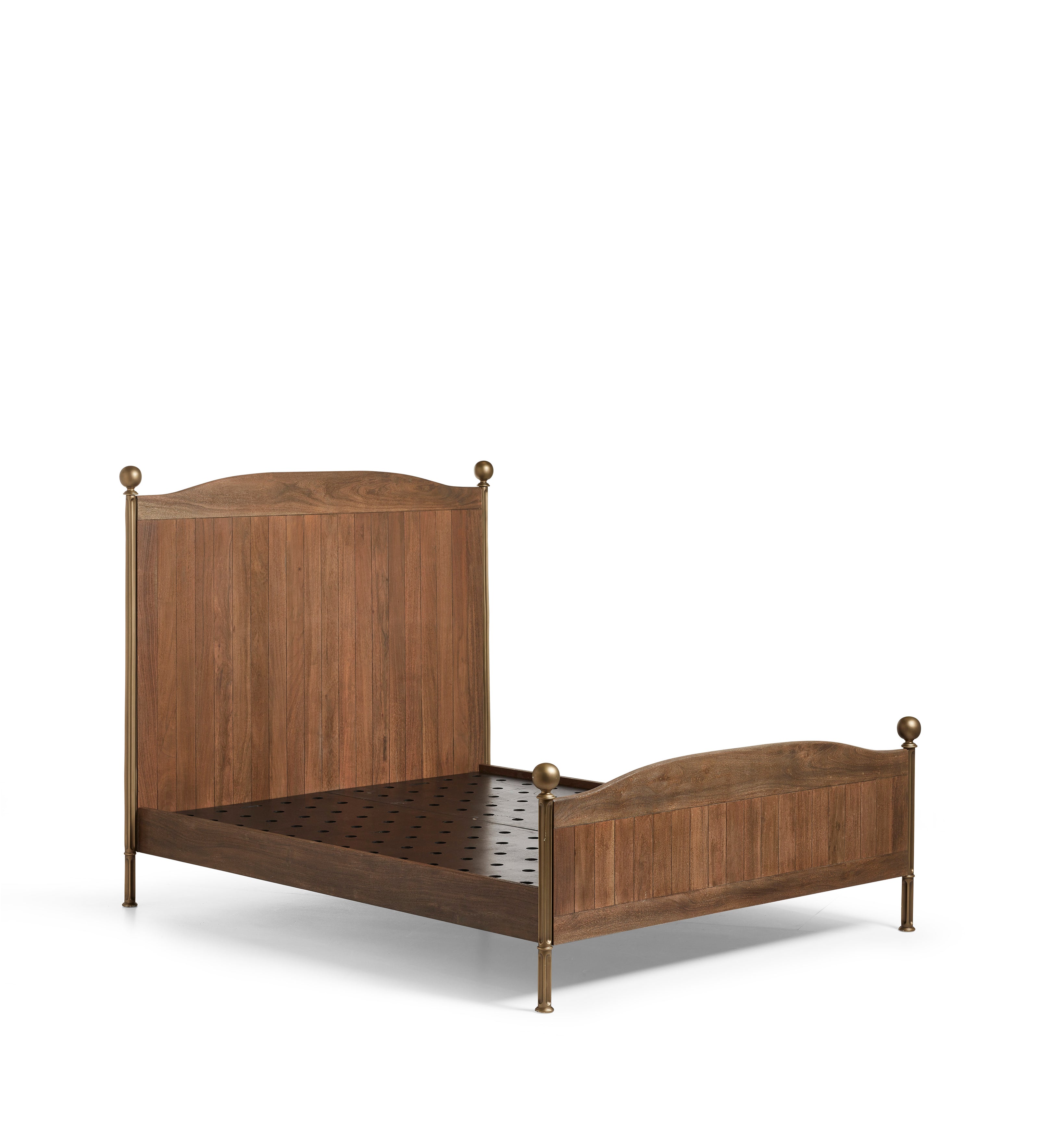 Muncaster Bed - King Size - Smoked Acacia