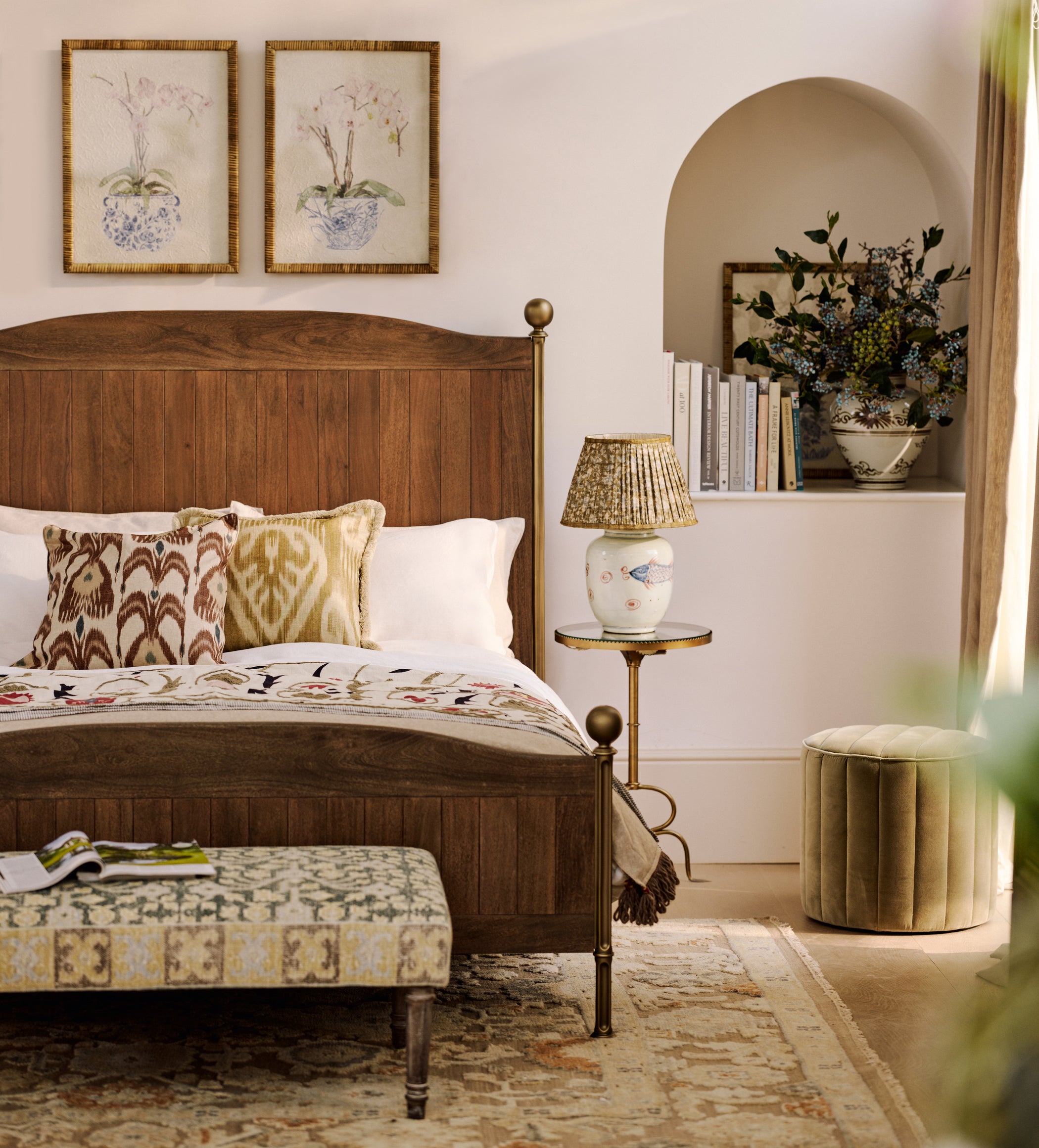 Muncaster Bed - King Size - Smoked Acacia