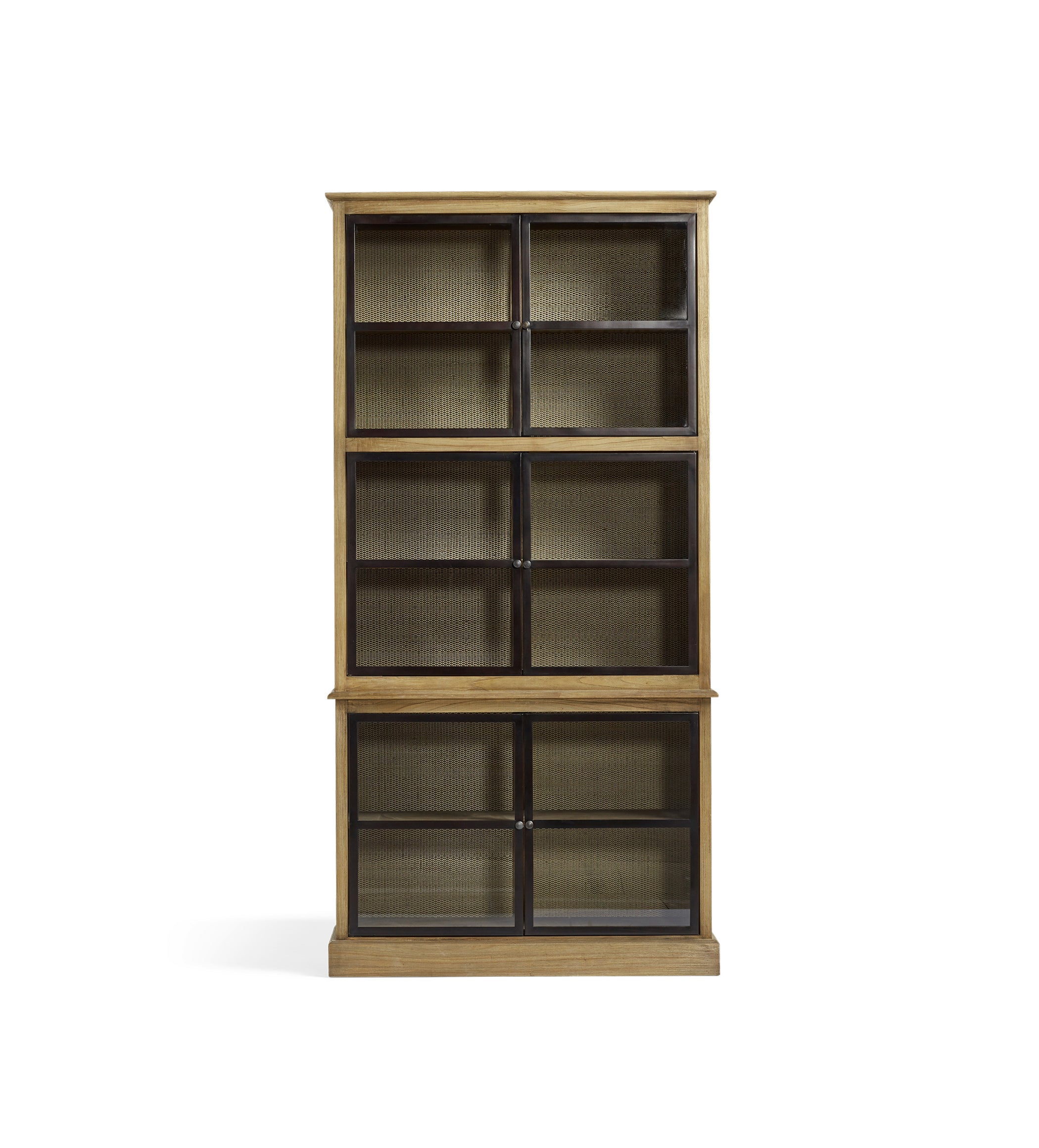 Pentomino Display Cabinet - Narrow - Natural
