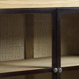 Pentomino Display Cabinet - Narrow - Natural