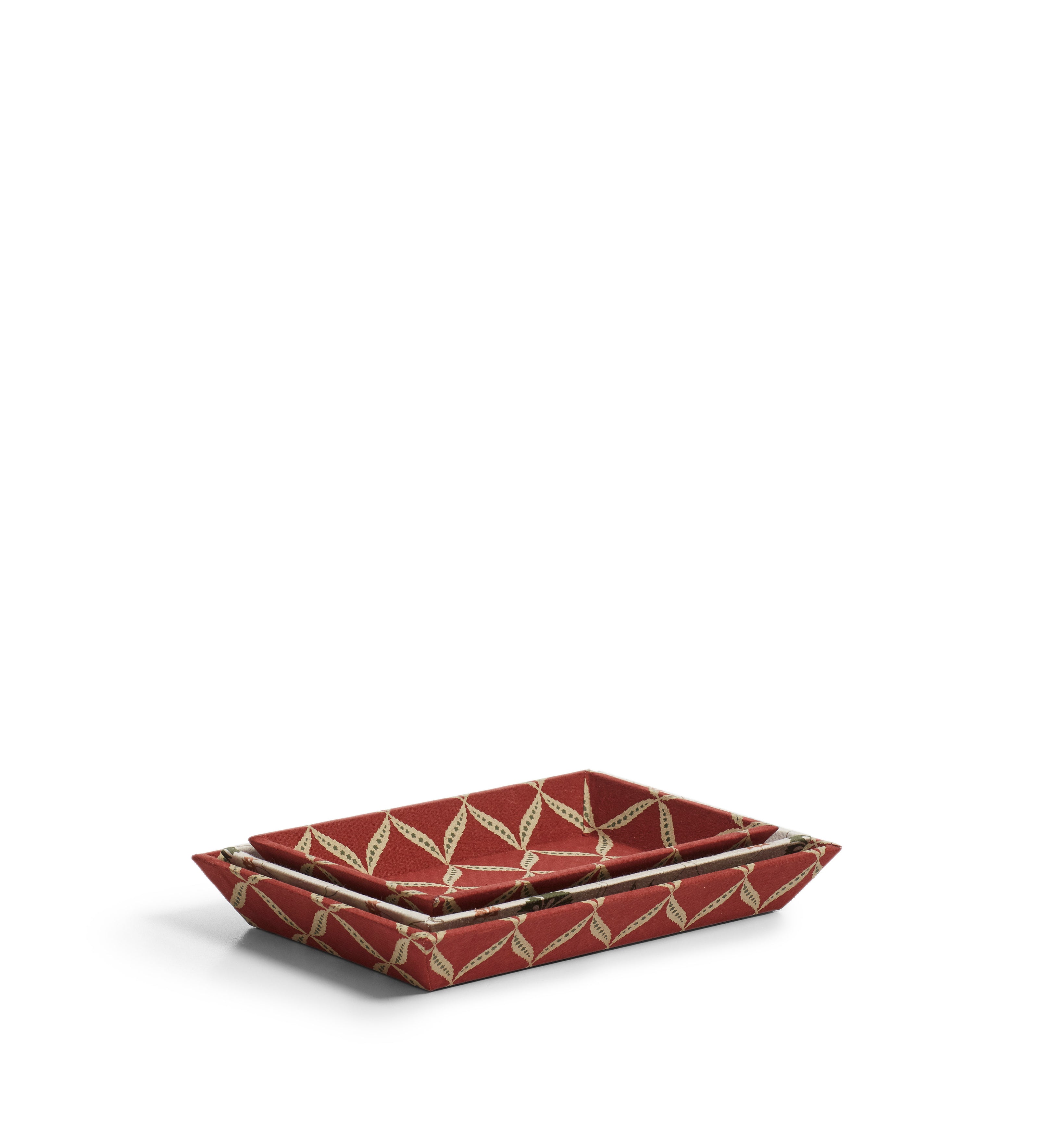 Set of 3 Nava and Atara Trays - Apricot