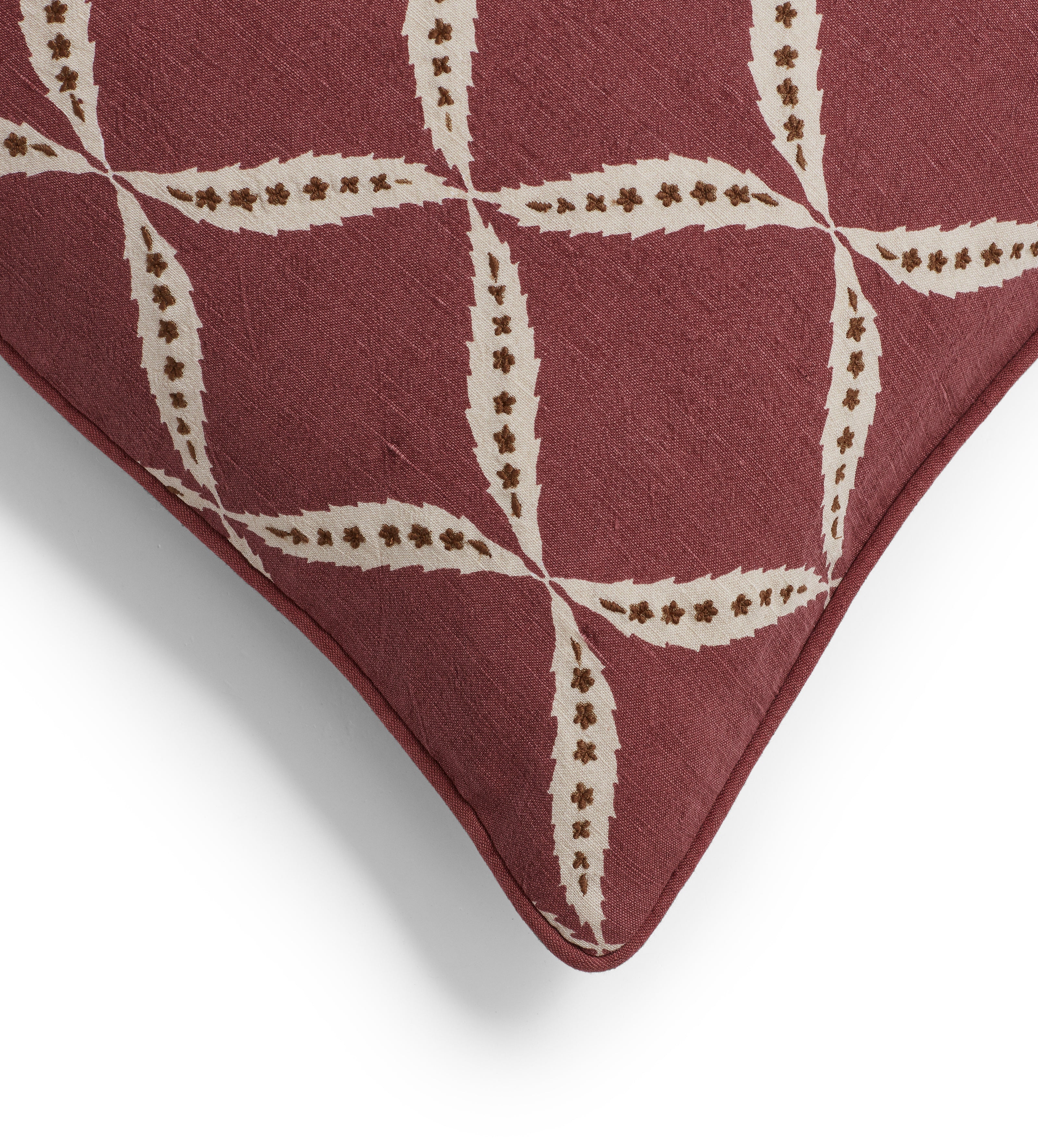 Nava Cushion Cover - Blood Orange