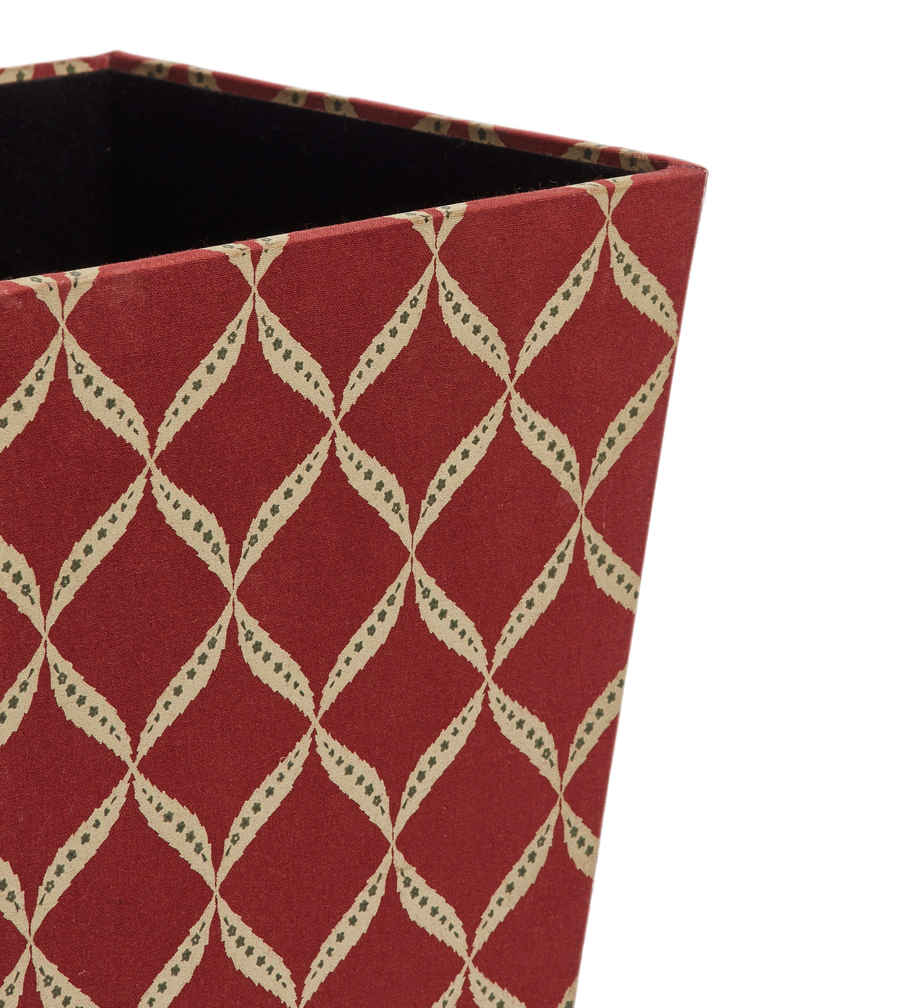 Nava Wastepaper Bin – Warm Red 