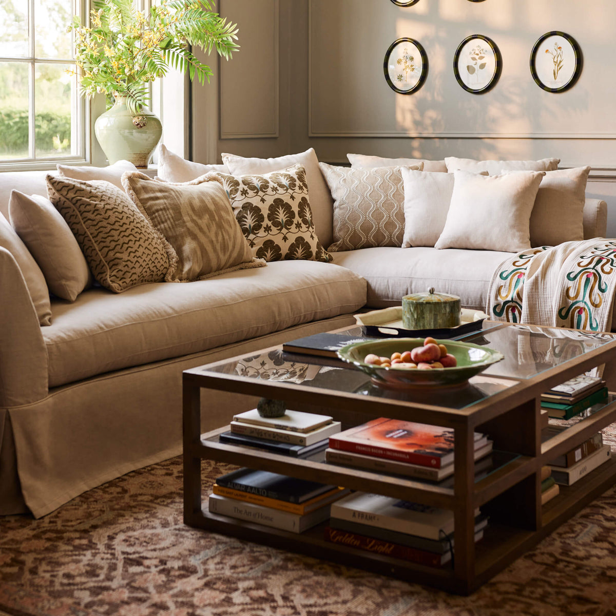 Large Rug Sofa Large Rugs | Area Rugs for Spacious Rooms | OKA