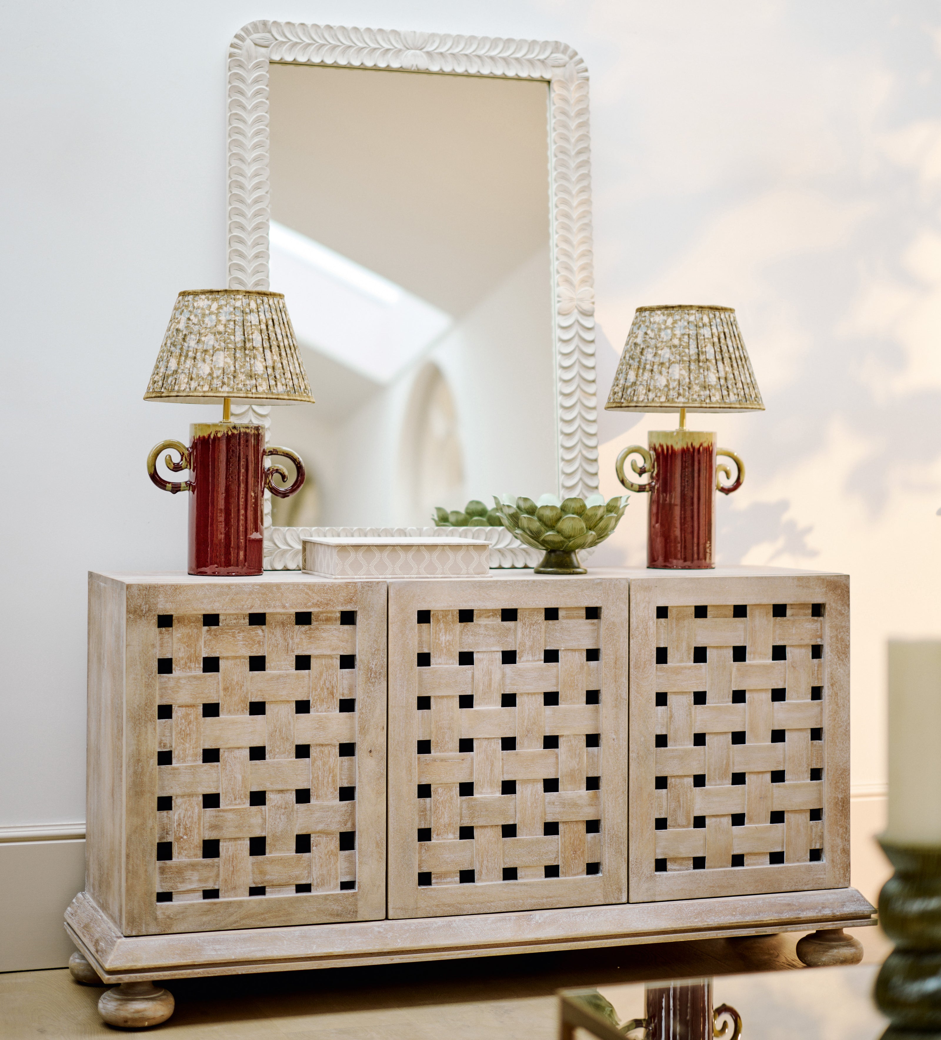 Nebsworth Wall Mirror - White