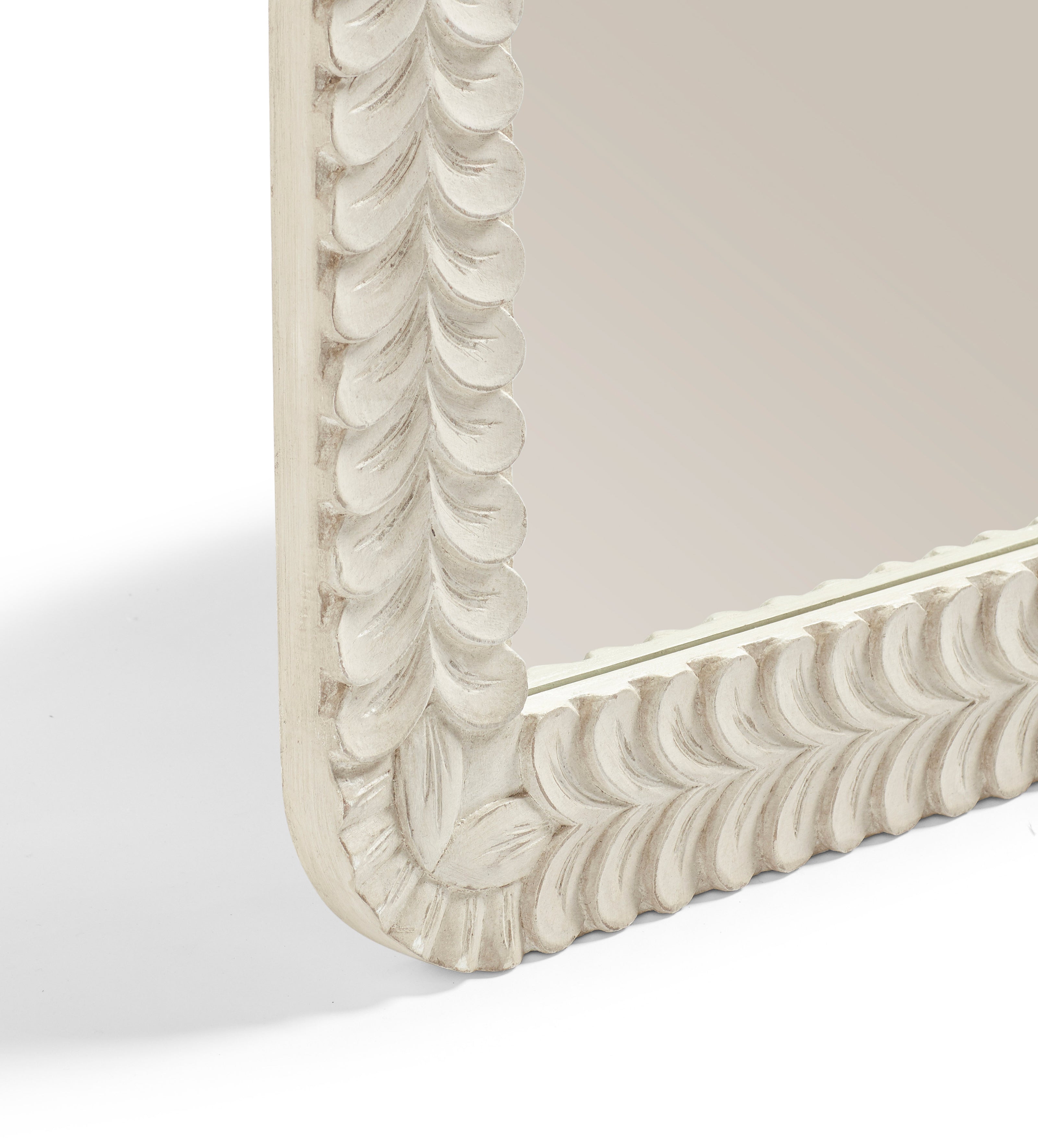 Nebsworth Wall Mirror - White