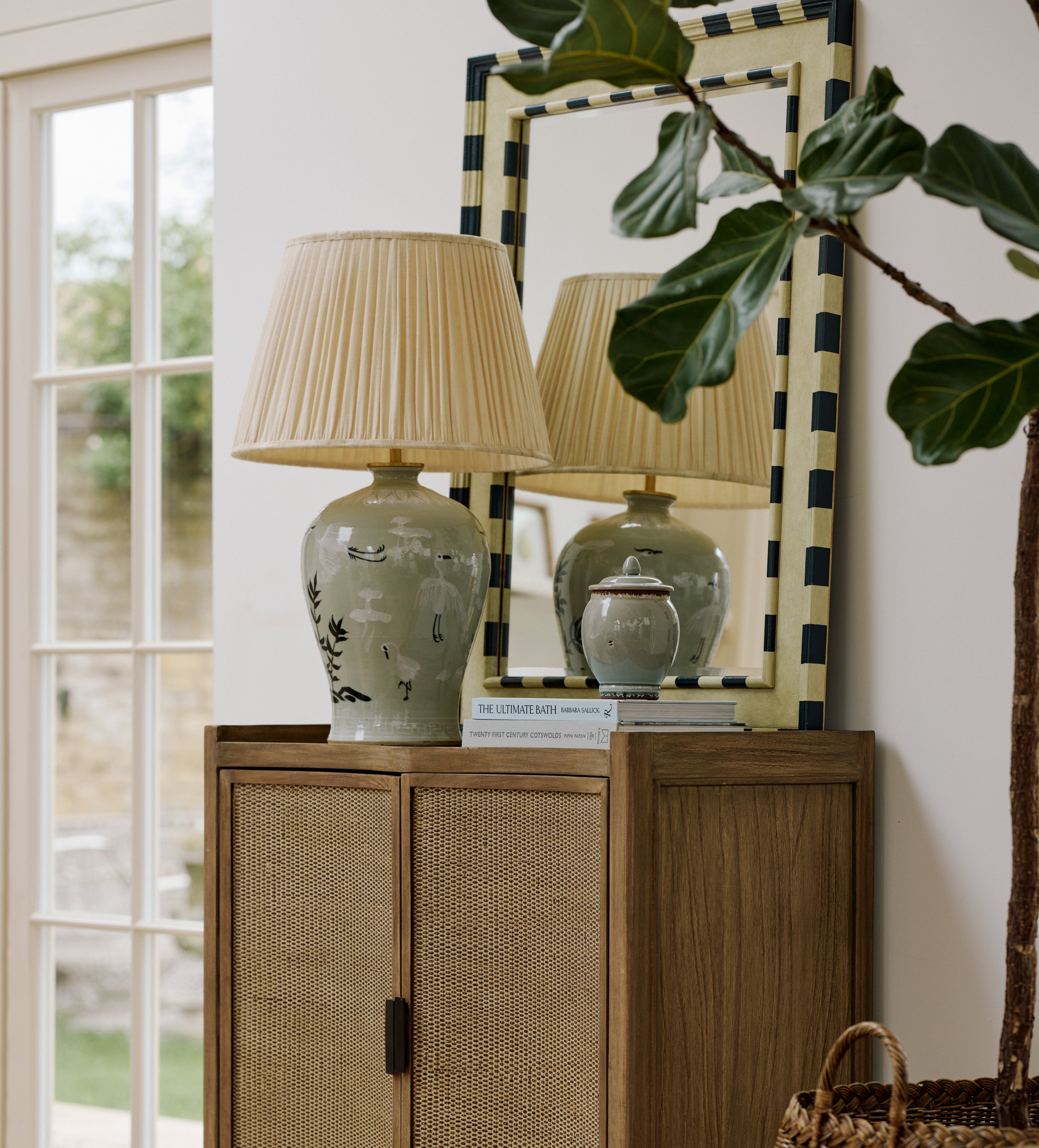 Neela Wall Mirror - Blue