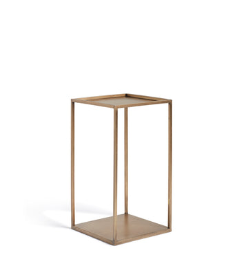 Neli Side Table - Antique Brass