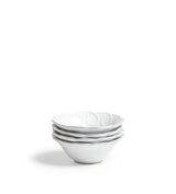 Nephele Cereal Bowls - Set of Four - White