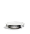 Nephele Dinner Plates - Set of Four - White
