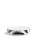 Nephele Dinner Plates - Set of Four - White