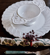 Nephele Dinner Plates - Set of Four - White