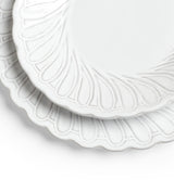 Nephele Dinner Plates - Set of Four - White
