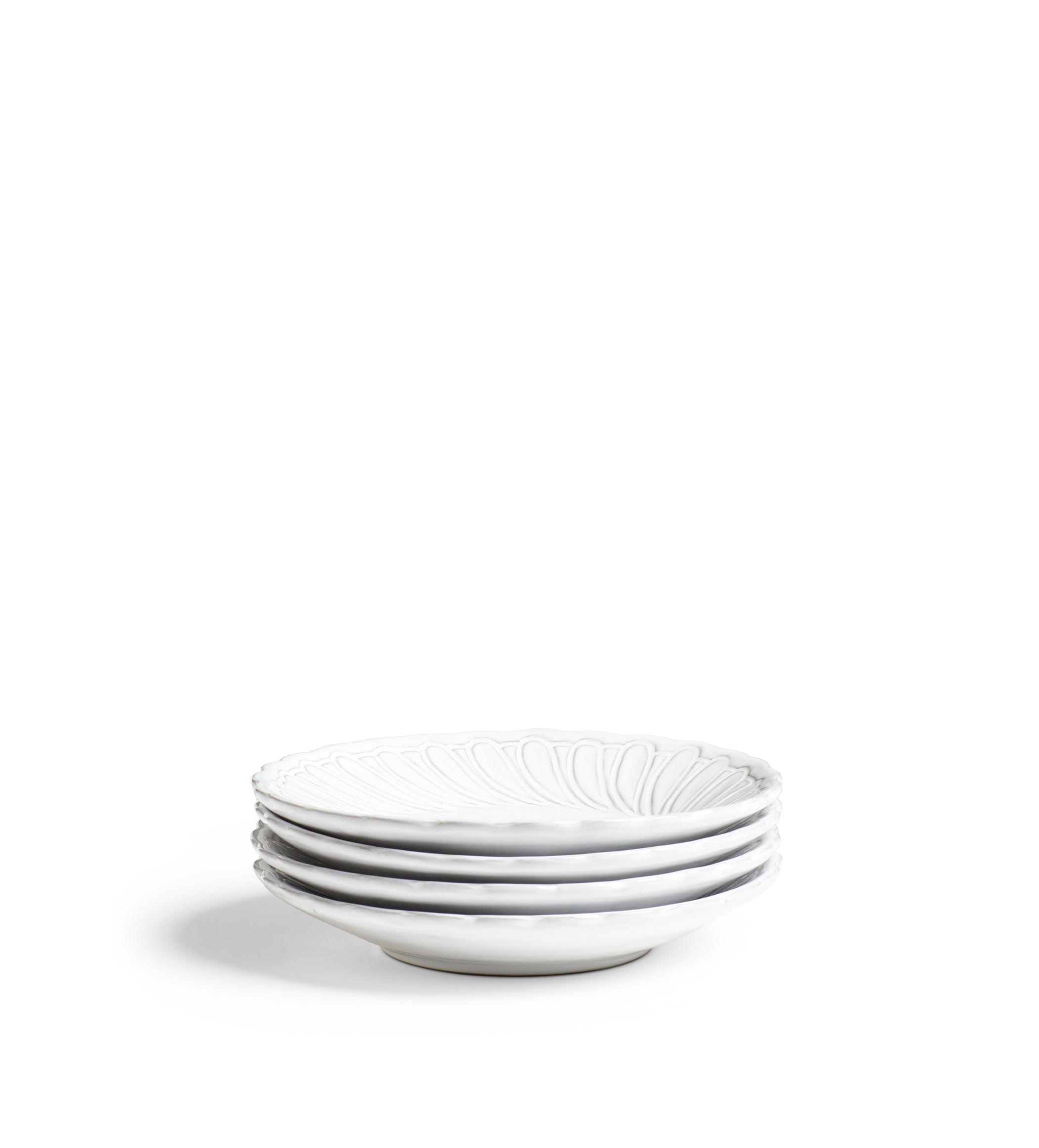 Nephele Pasta Bowls - Set of Four - White