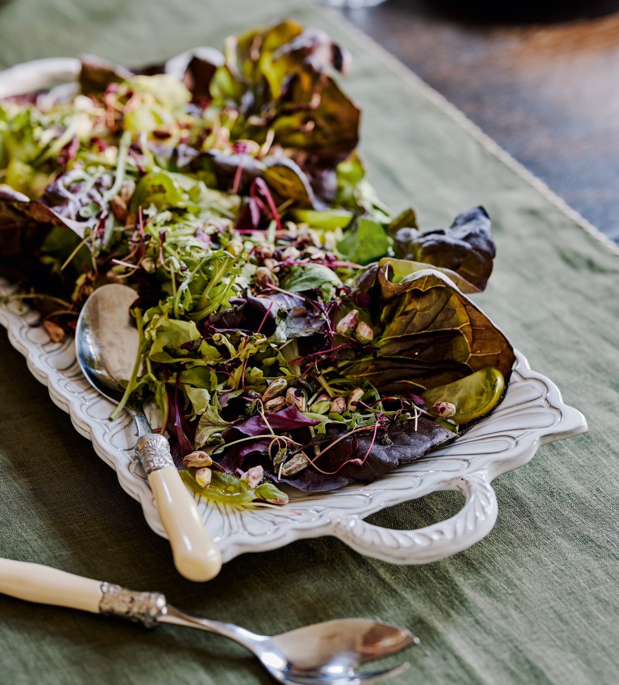 Nephele Platter - White