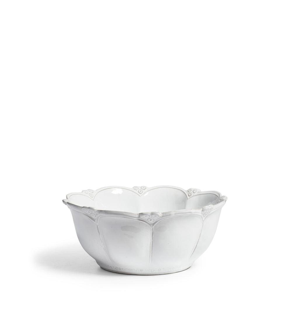 Nephele Serving Bowl - White
