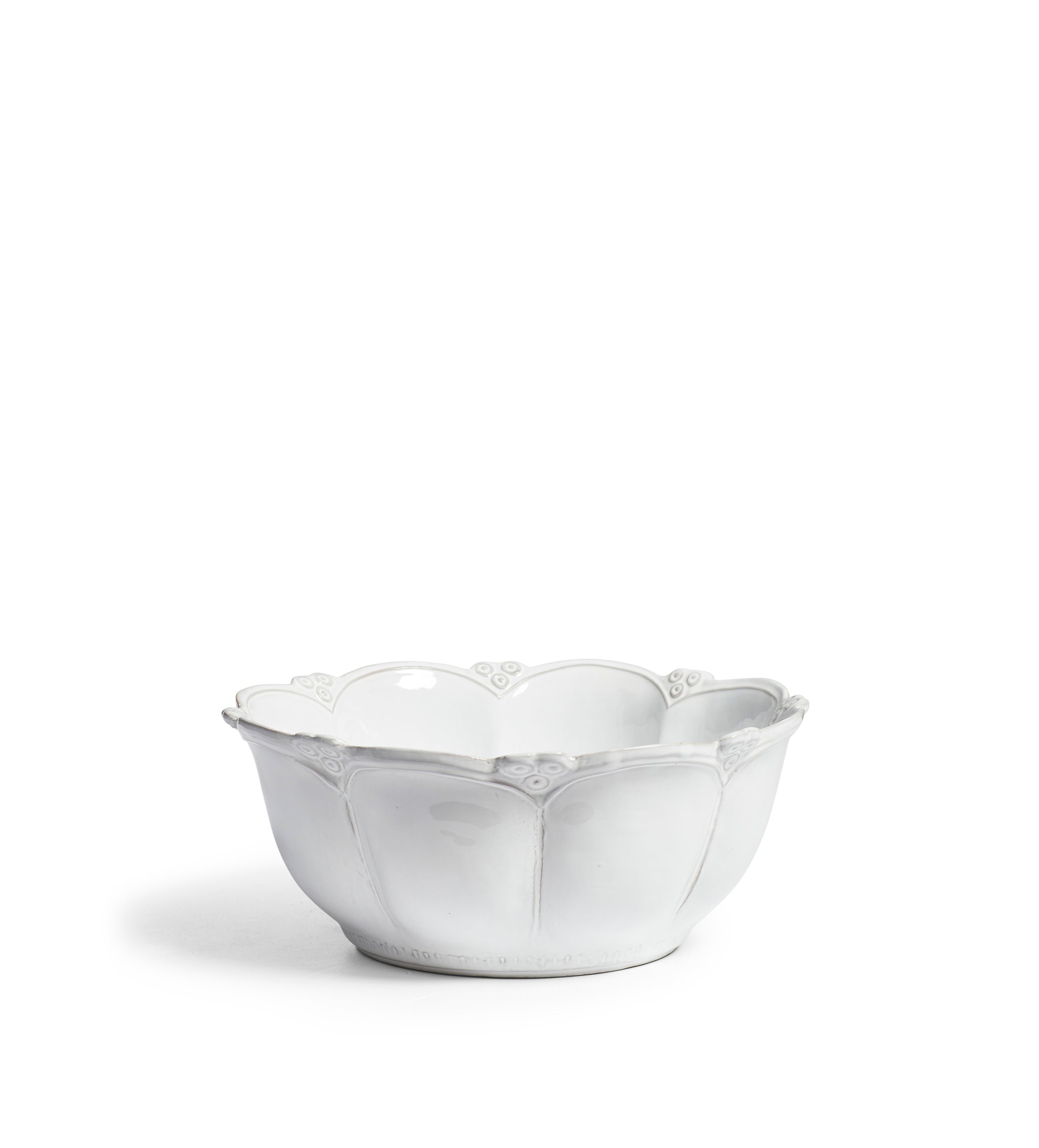 Nephele Serving Bowl - White