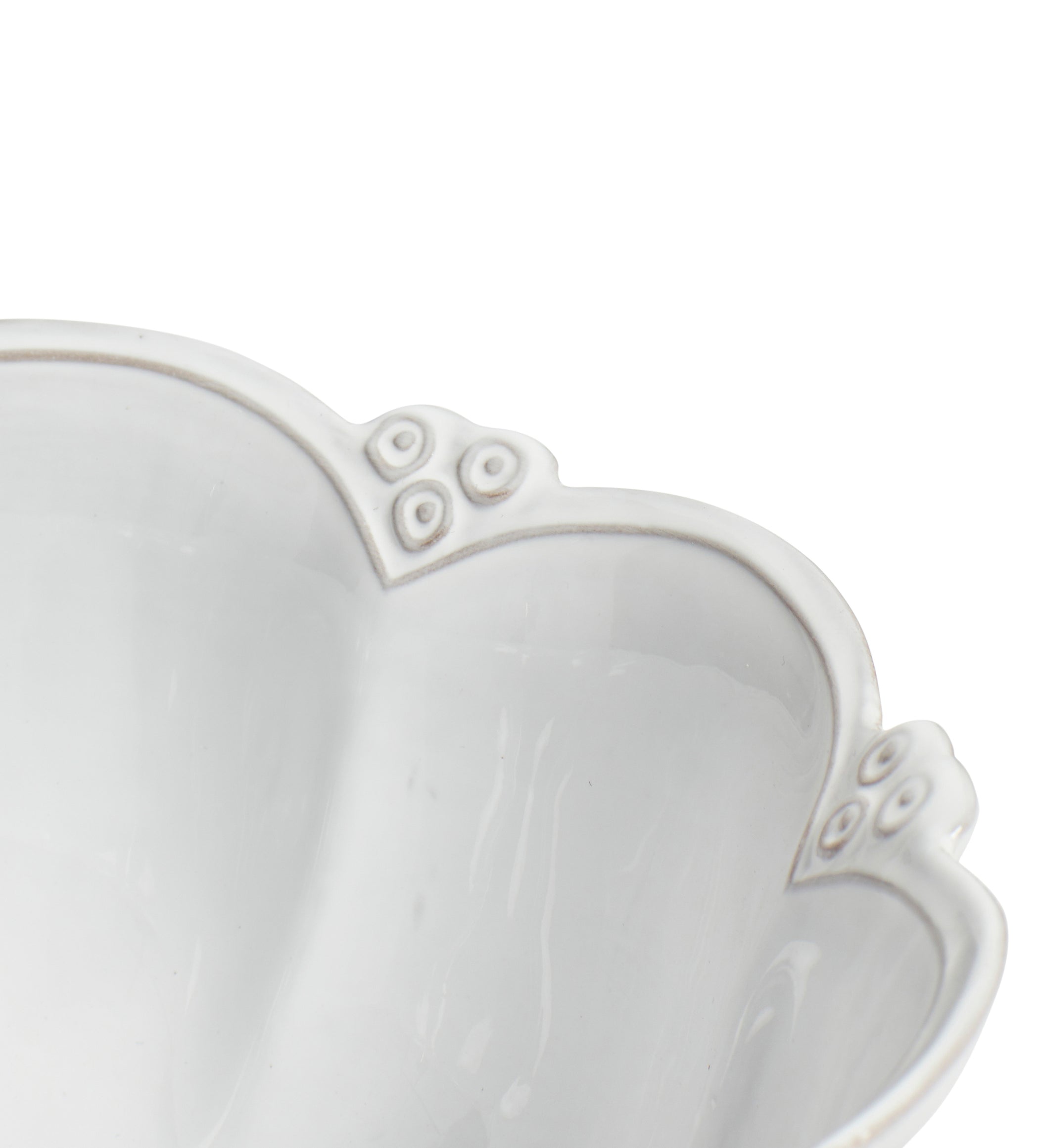 Nephele Serving Bowl - White