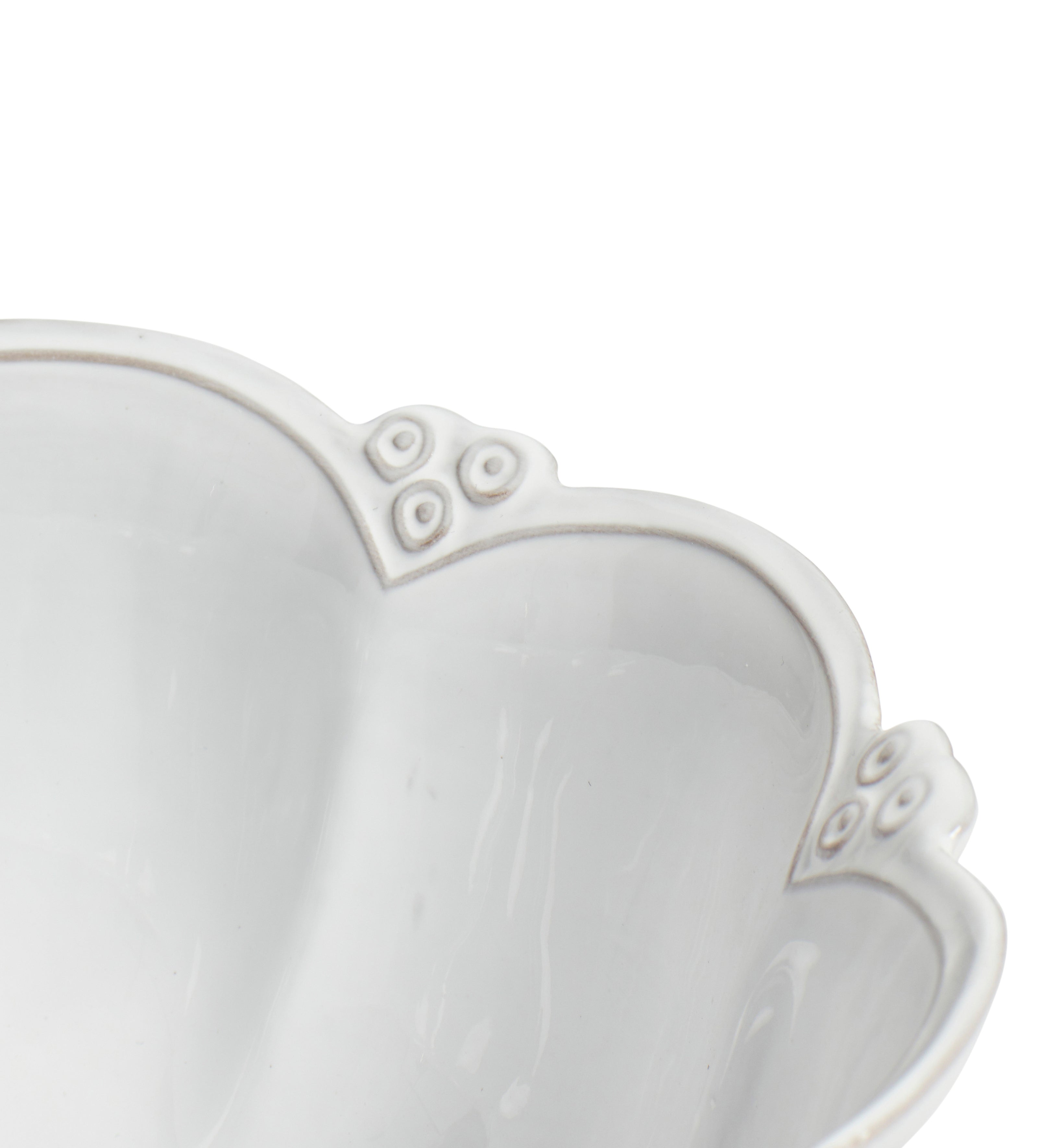 Nephele Serving Bowl - White