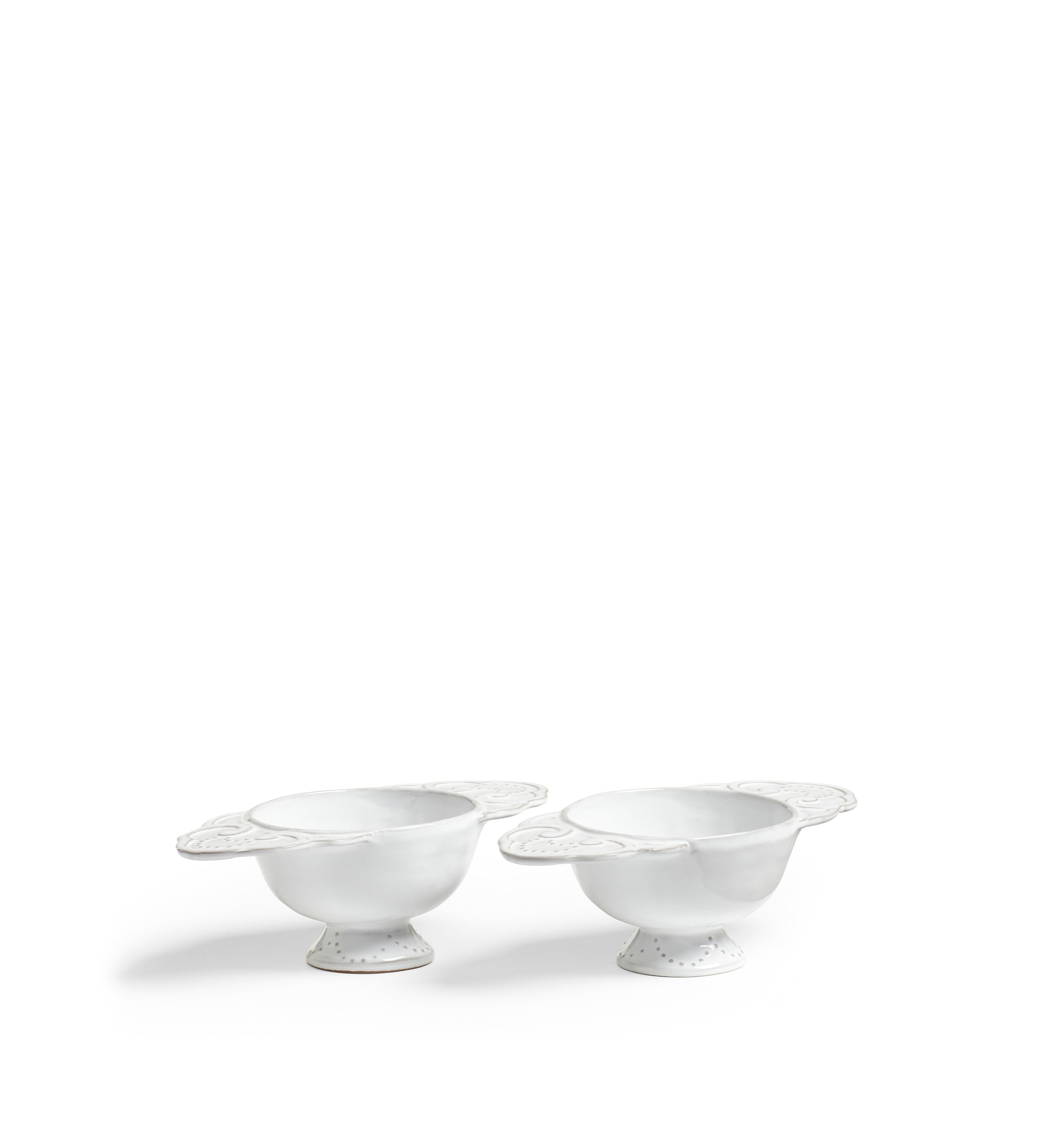 Nephele Soup Tureens Pair - White